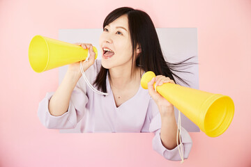 声を出す