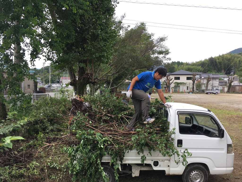 今日は愛校作業
