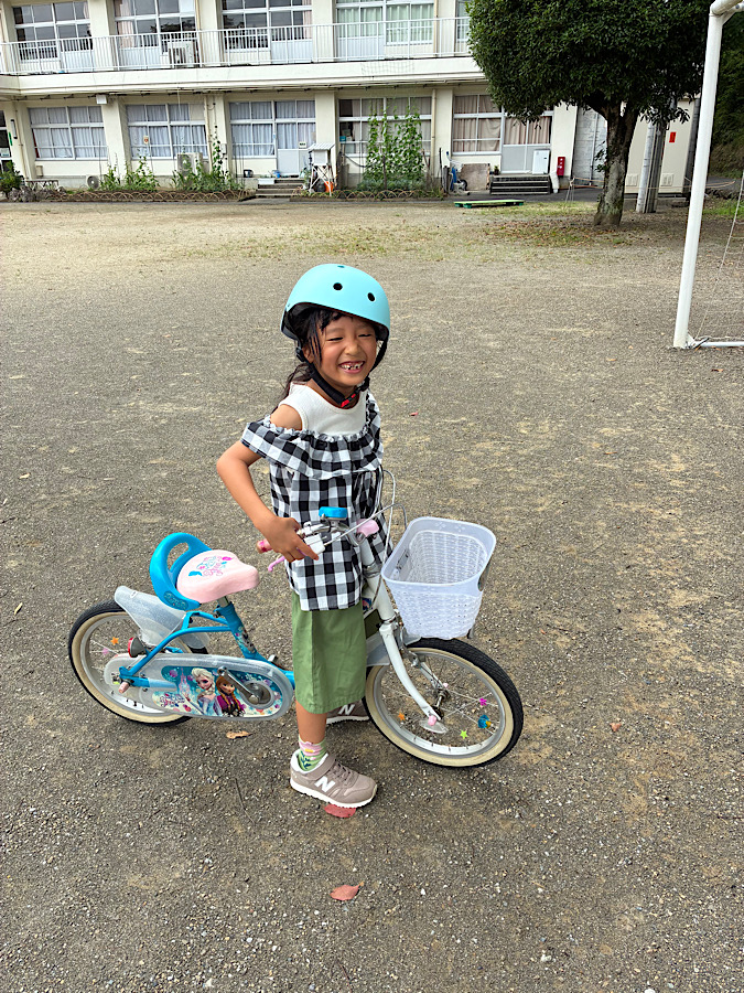自転車の練習