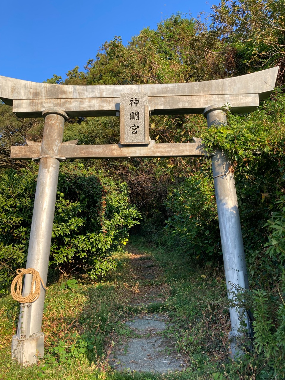 神社の掃除