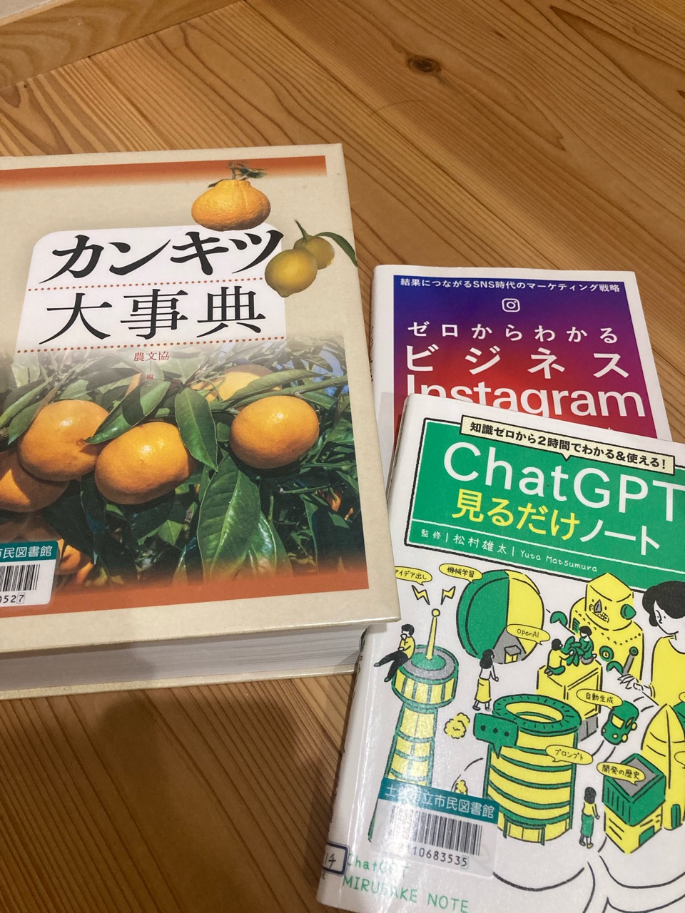 図書館で久々に本を借りる