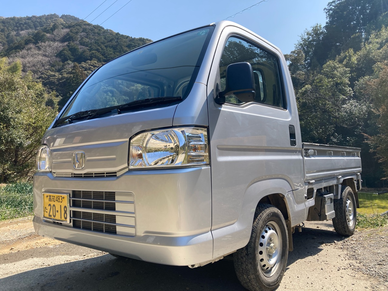 軽トラの洗車
