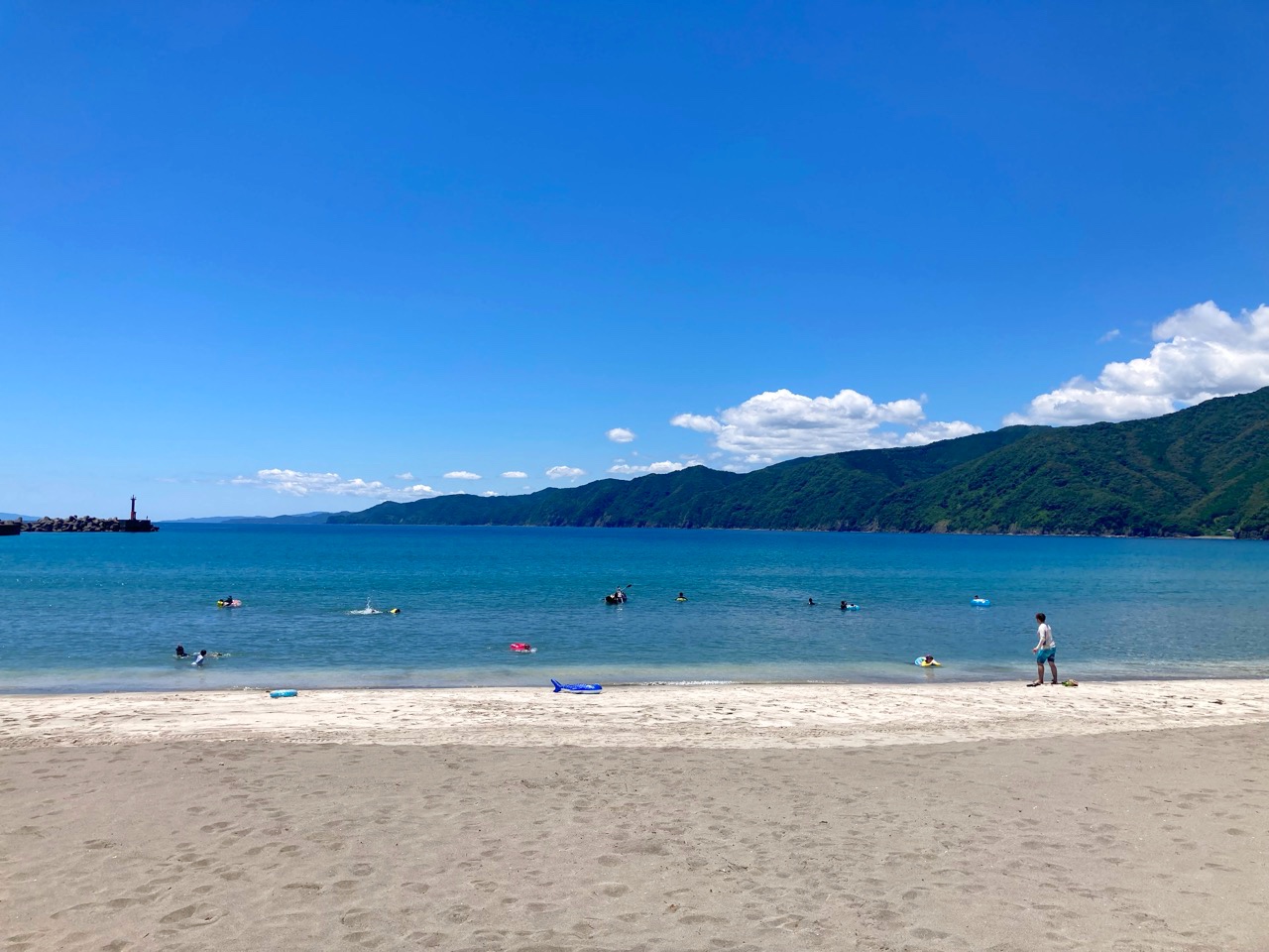 今年初の海水浴〜