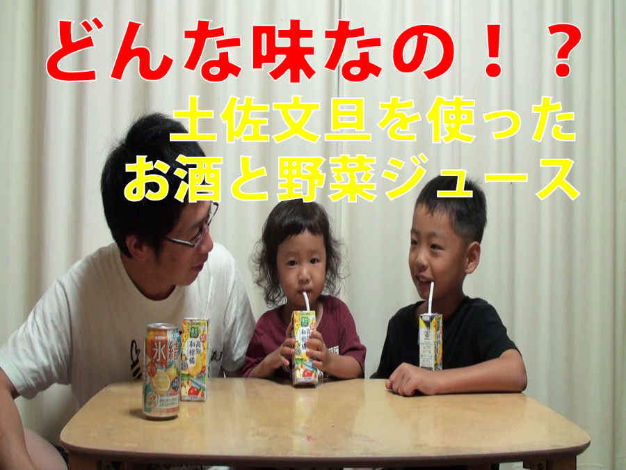 どんな味なの！？土佐文旦を使った野菜ジュースとお酒