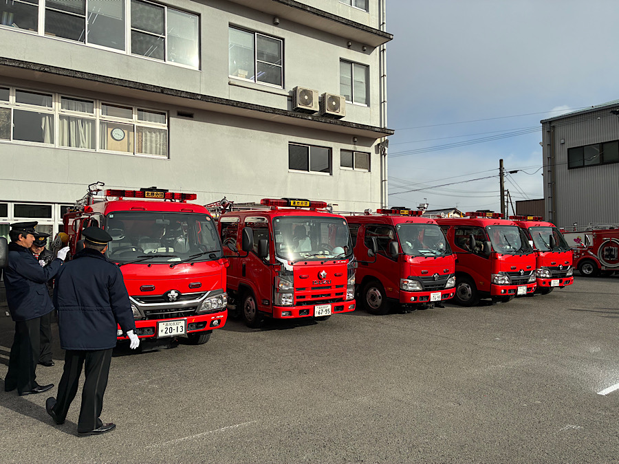 消防団の出初式