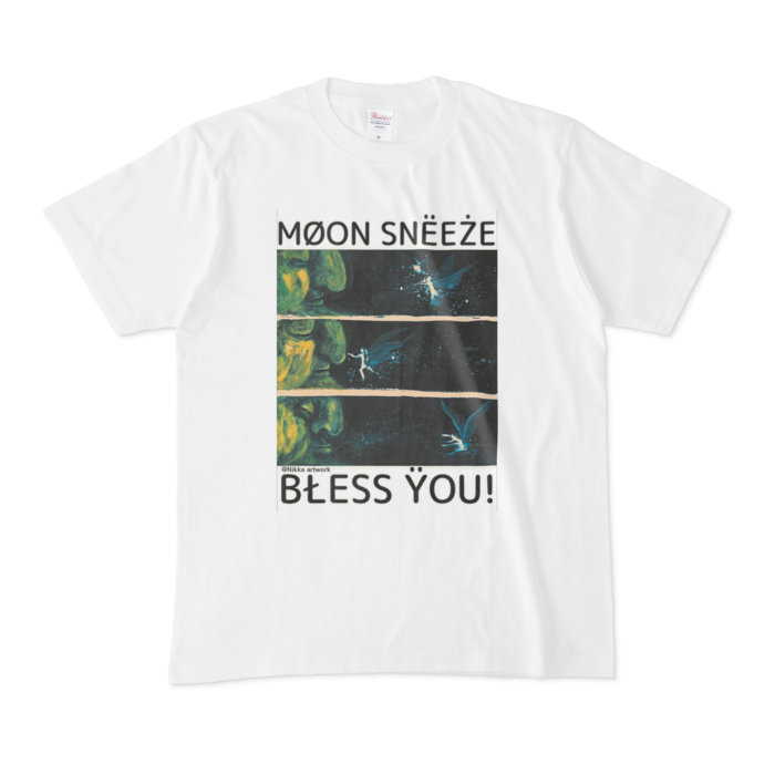 月と妖精のデザイン Tシャツ等 7metamorphoses Strange Bizarre