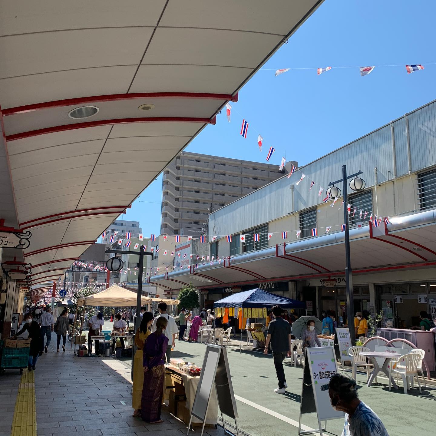 🎉浅間通り商店街では「長政まつり」という、日本とタイの友好イベントが開催されました