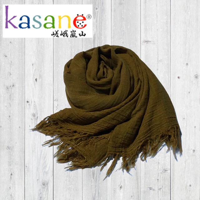 【新色登場！】桑茶色の草木染めストール新登場