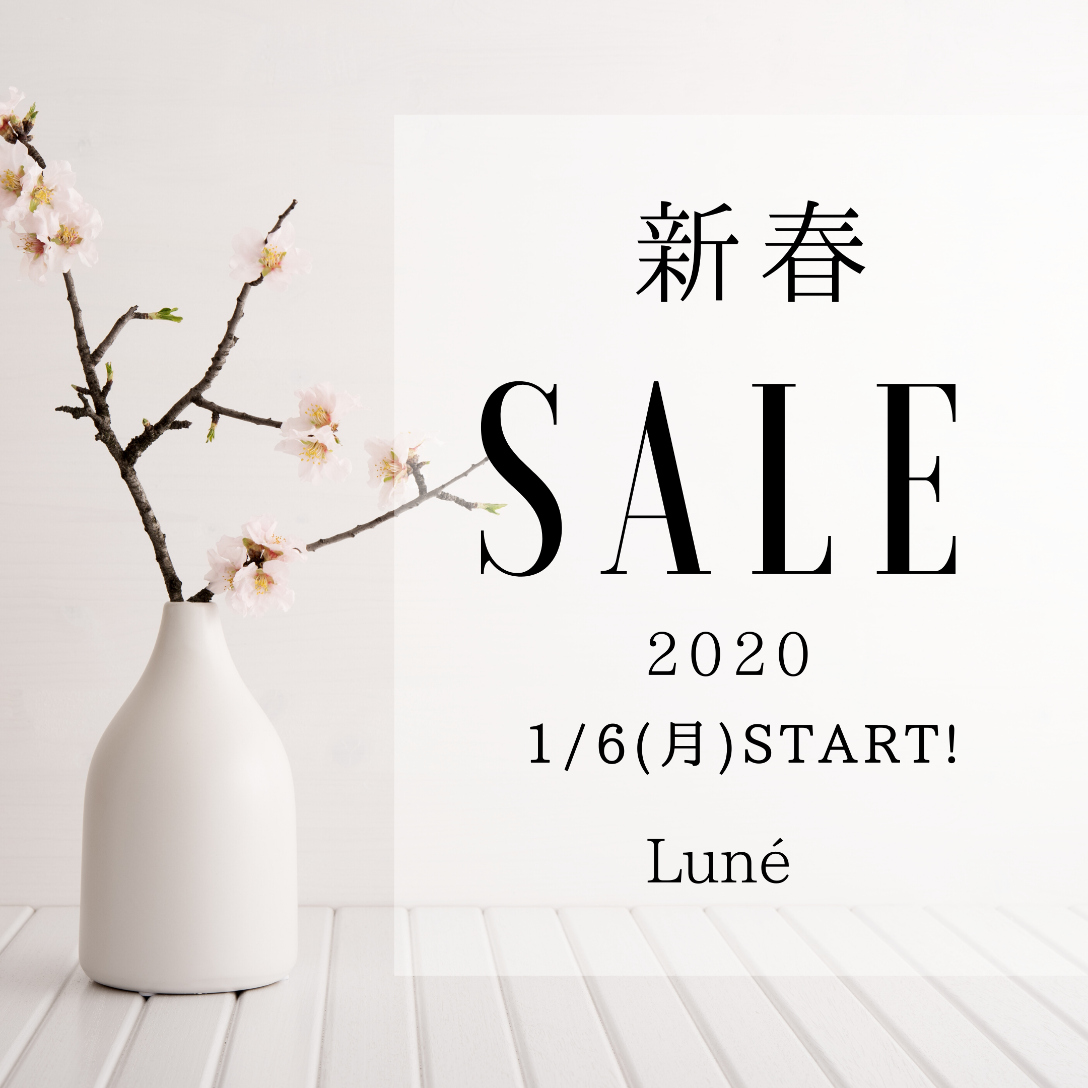 ＼＼2020新春SALEスタート❗️／／