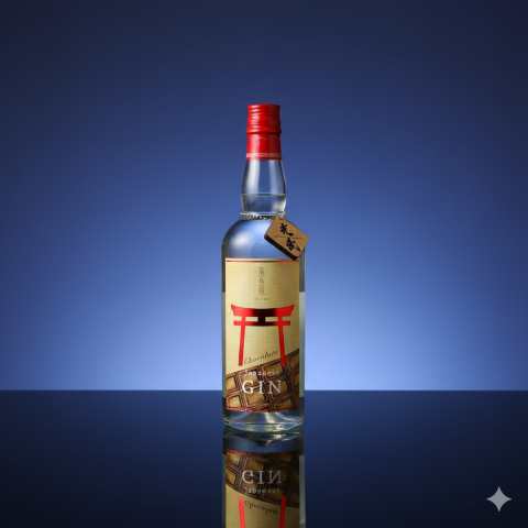 【佐賀】〈バレンタインのプレゼントにおすすめ〉ジャパニーズジン 赤鳥居 ジン ショコラ