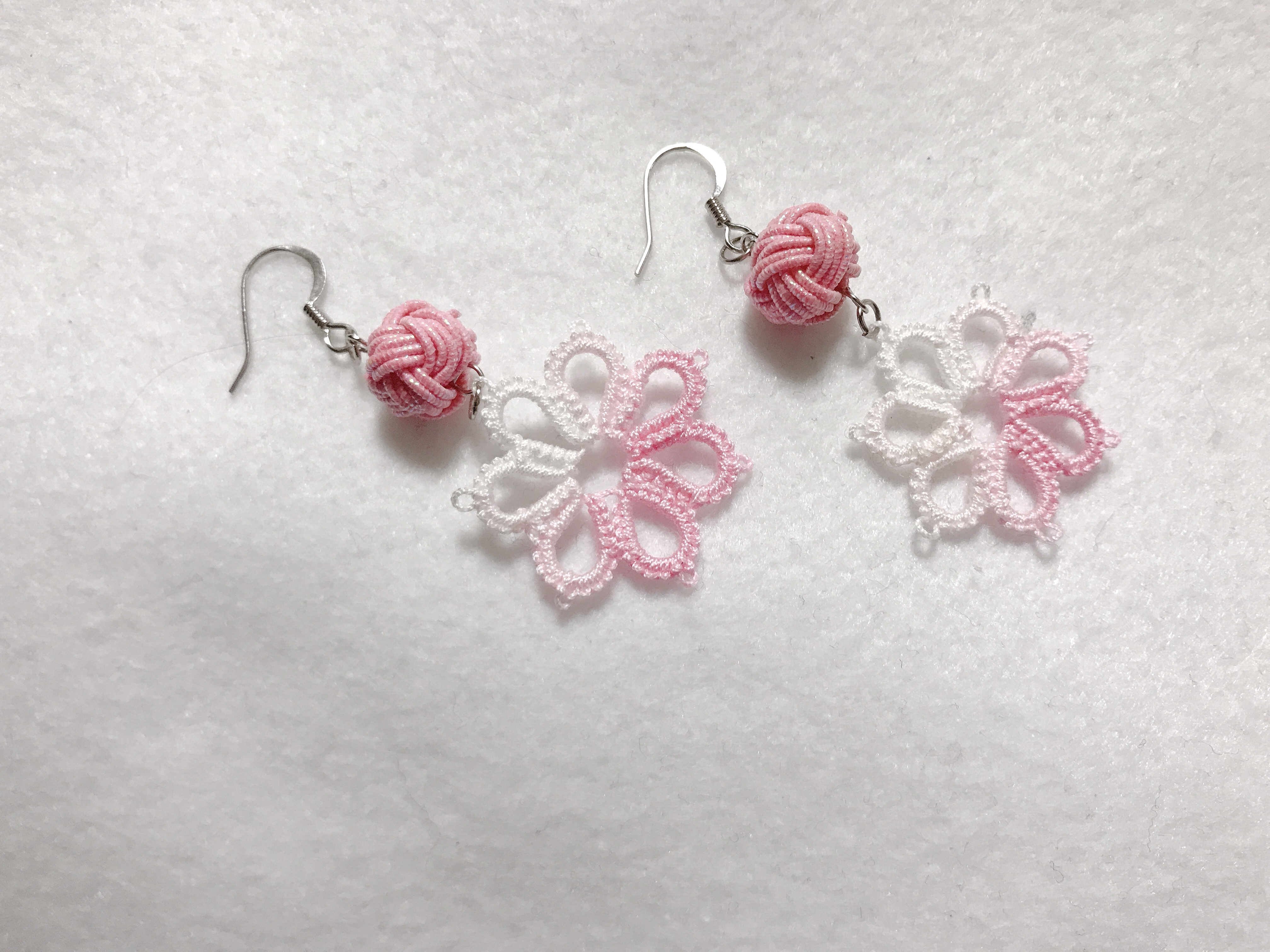 《水引細工×タティングレース》華てまり