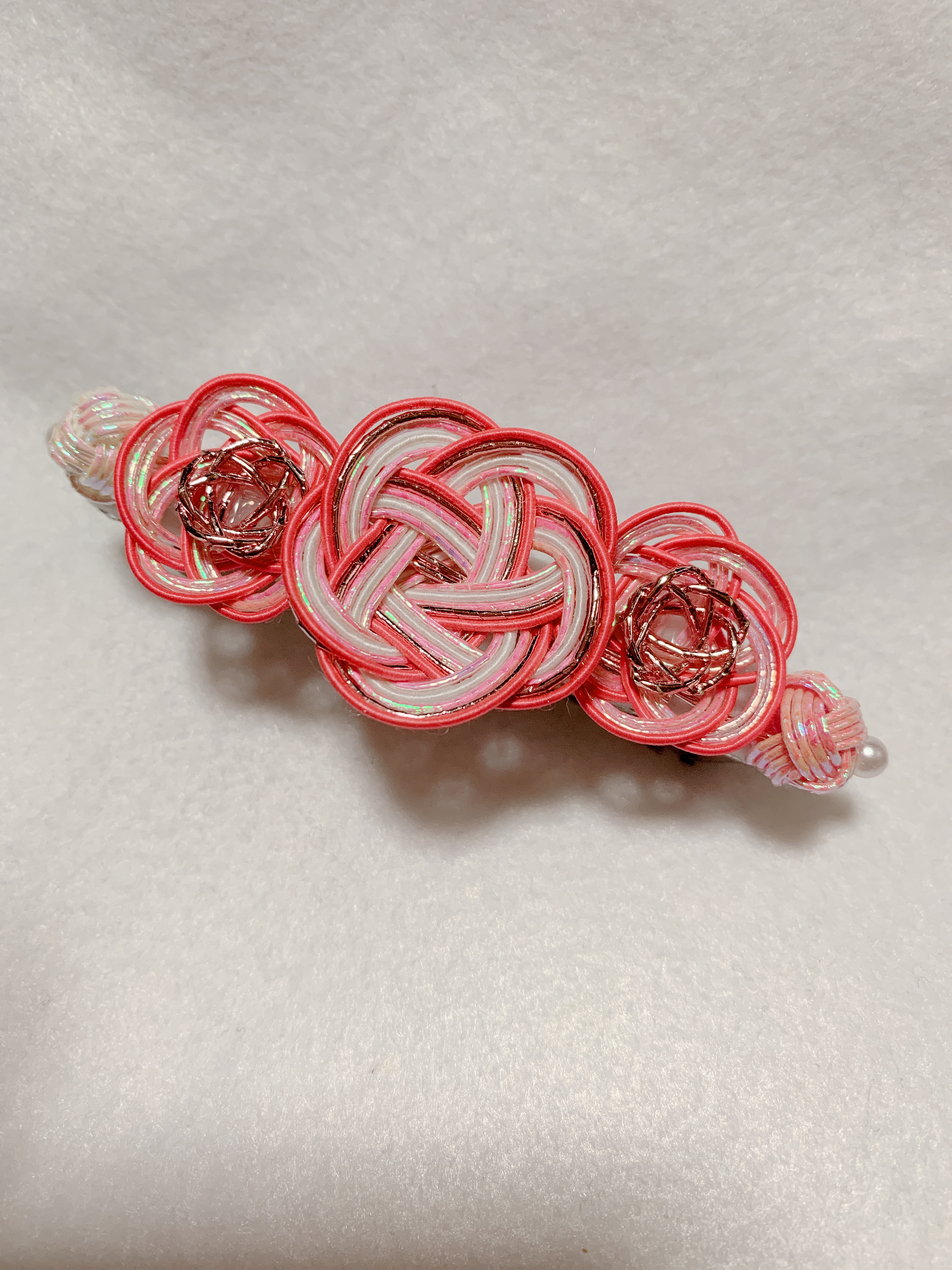 【完全受注生産】《水引細工》満開バレッタ