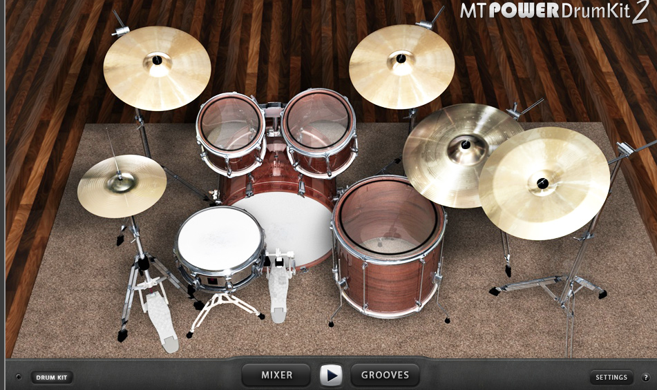 生ドラムサウンドに最適なドラムプラグインMT Power Drum Kit 2