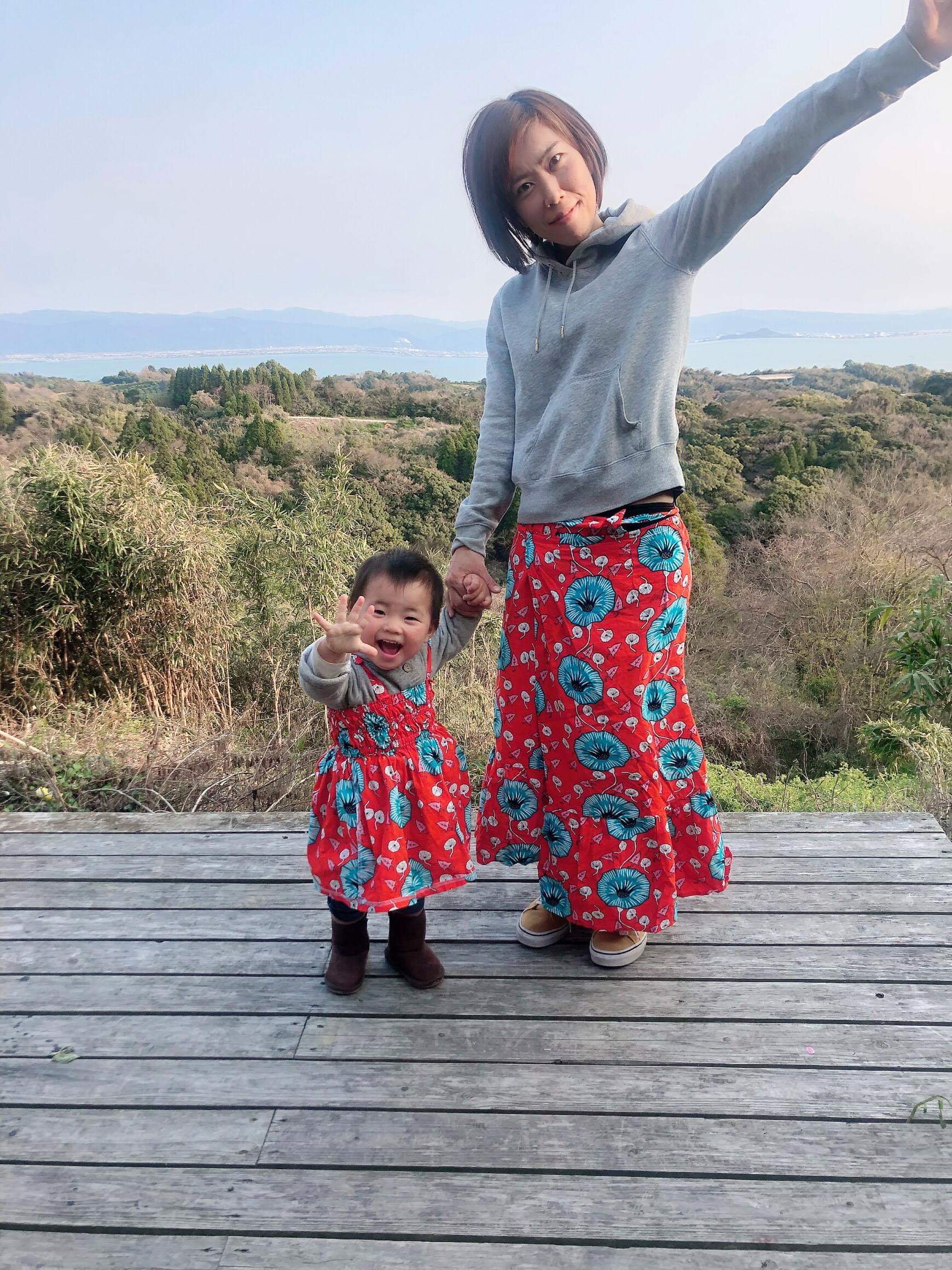 【親子オーダー】アフリカンプリントでお揃い♪