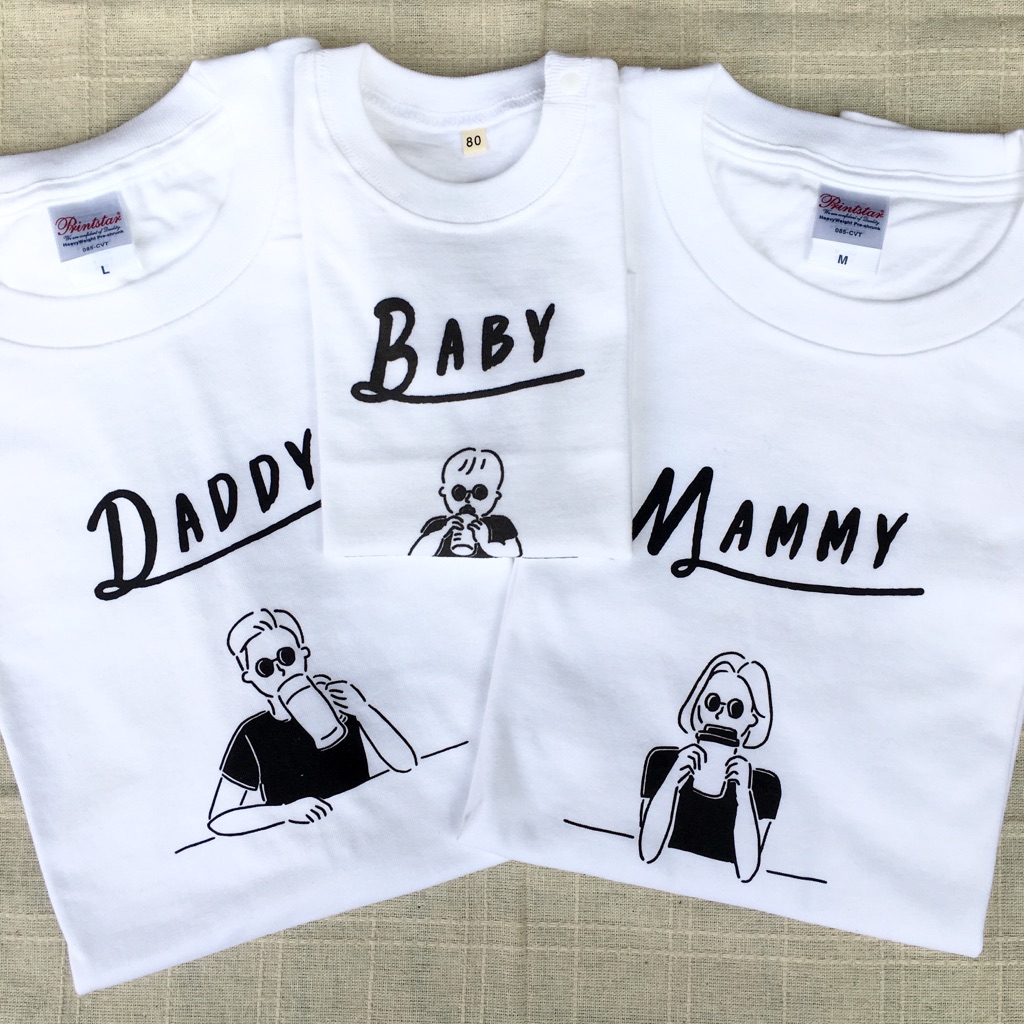 「親子Tシャツ・ペアTシャツ」先行販売！！ 1/26（土）9:00～ご注文受付開始
