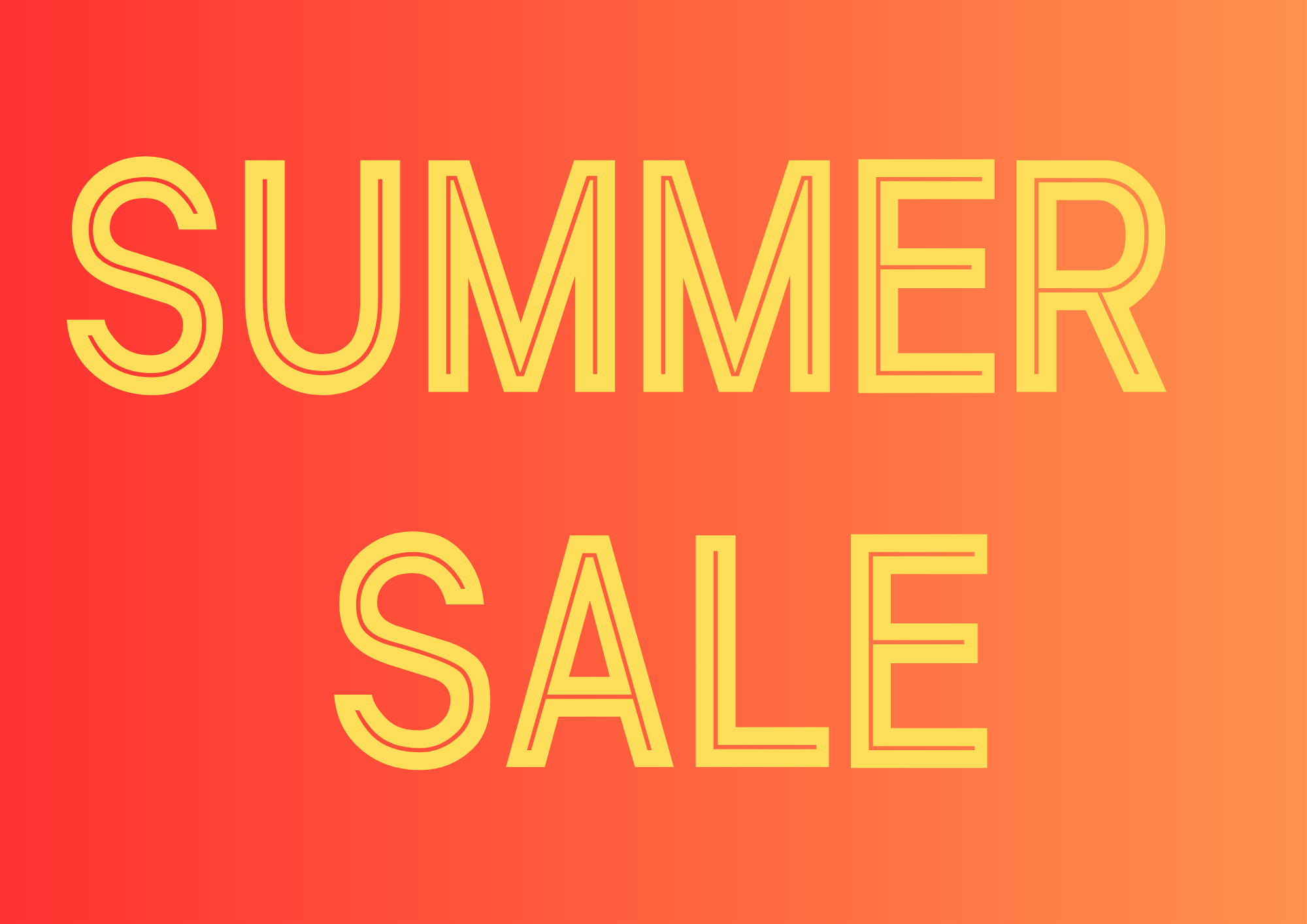 SUMMER　SALE 開催中！