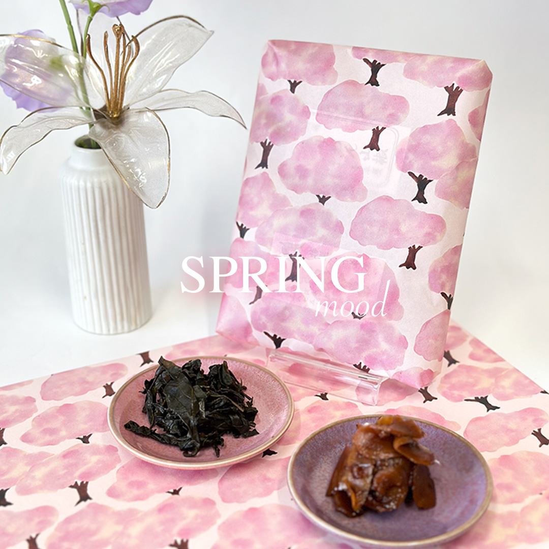 春の贈り物に桜柄包装紙🌸