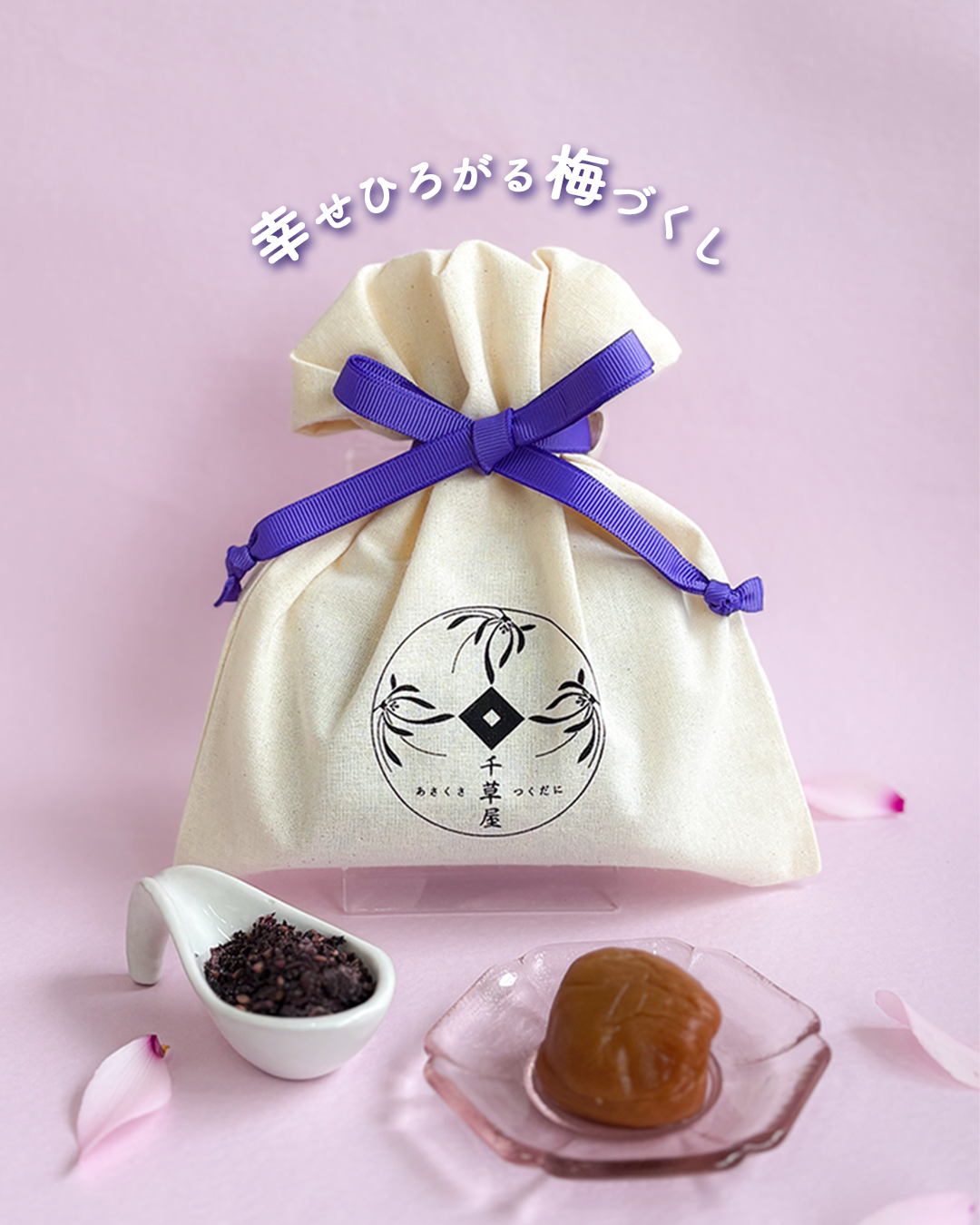 巾着付「梅づくし」セットが新発売🌸