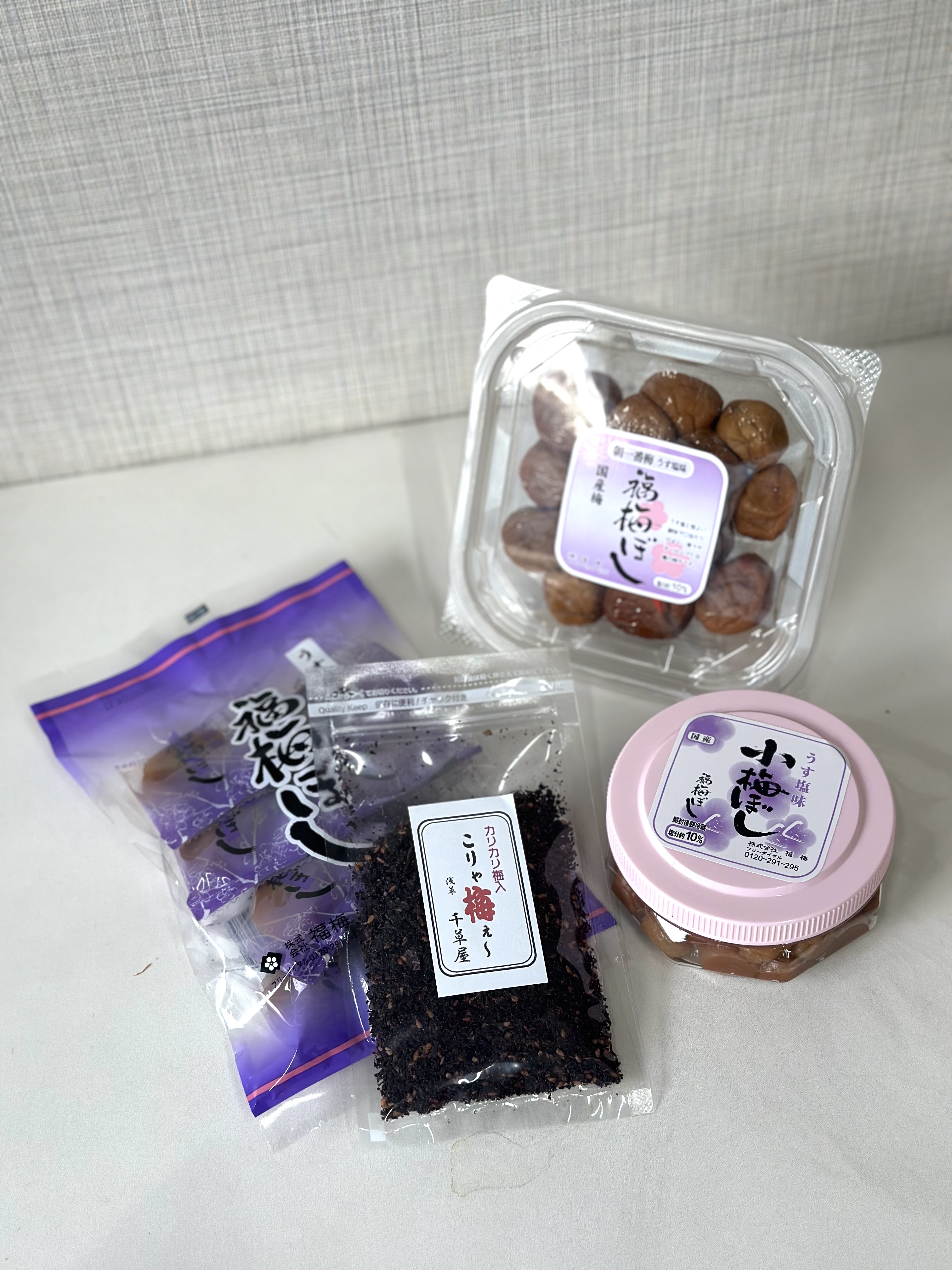 夏季限定の梅商品が揃いました🌷