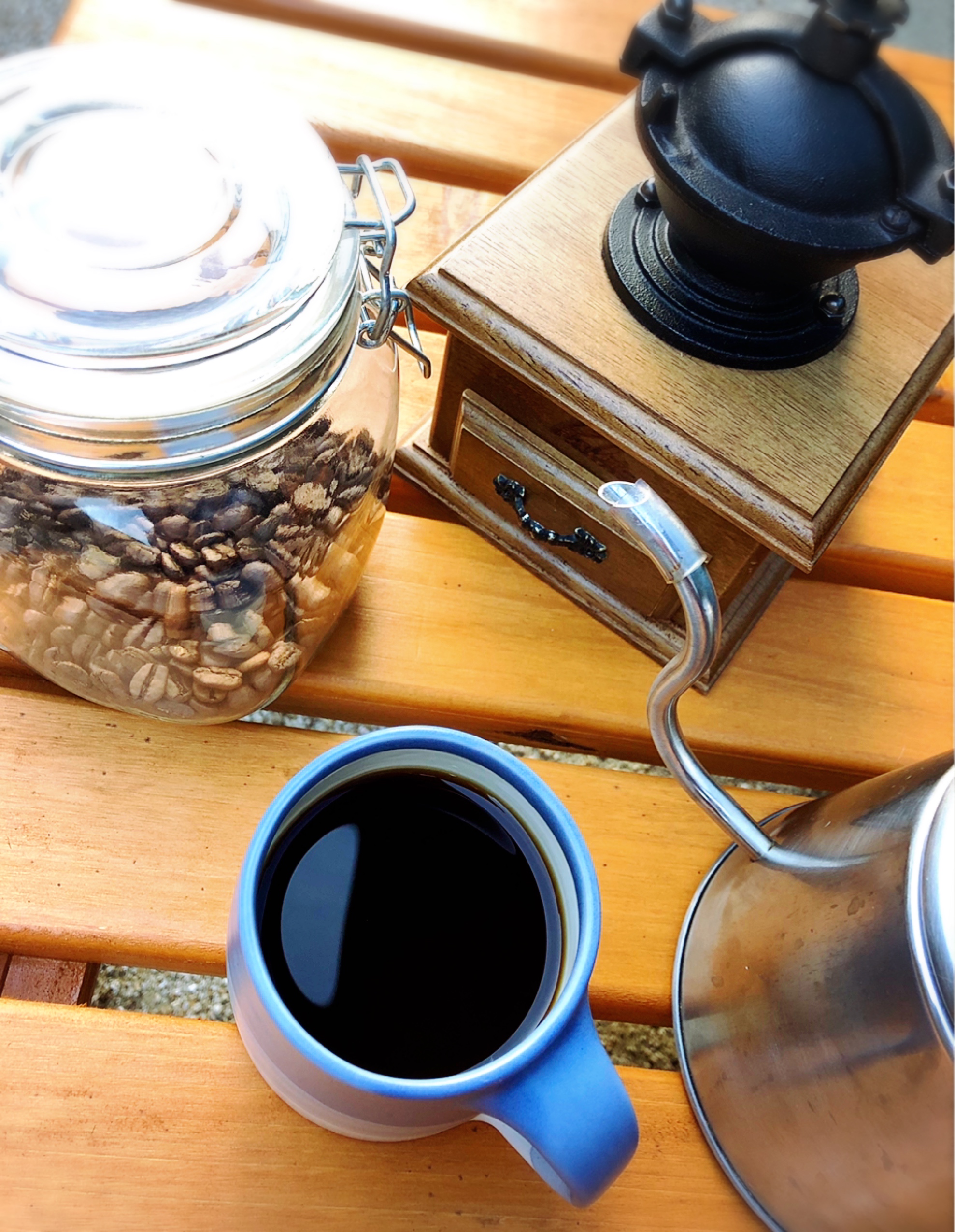 休日のちょっと朝活コーヒー☕️