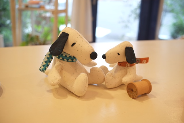 犬のぬいぐるみ