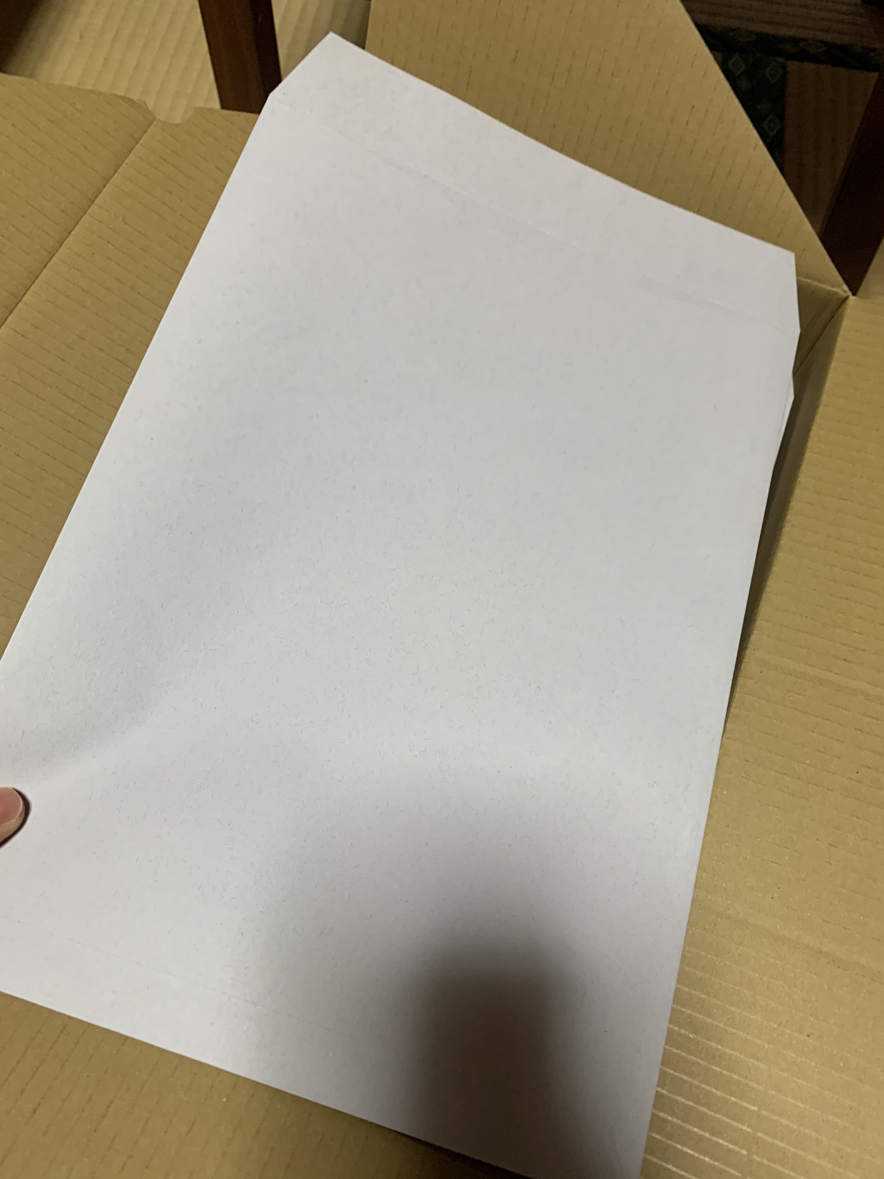 封筒を森林認証紙へ変更