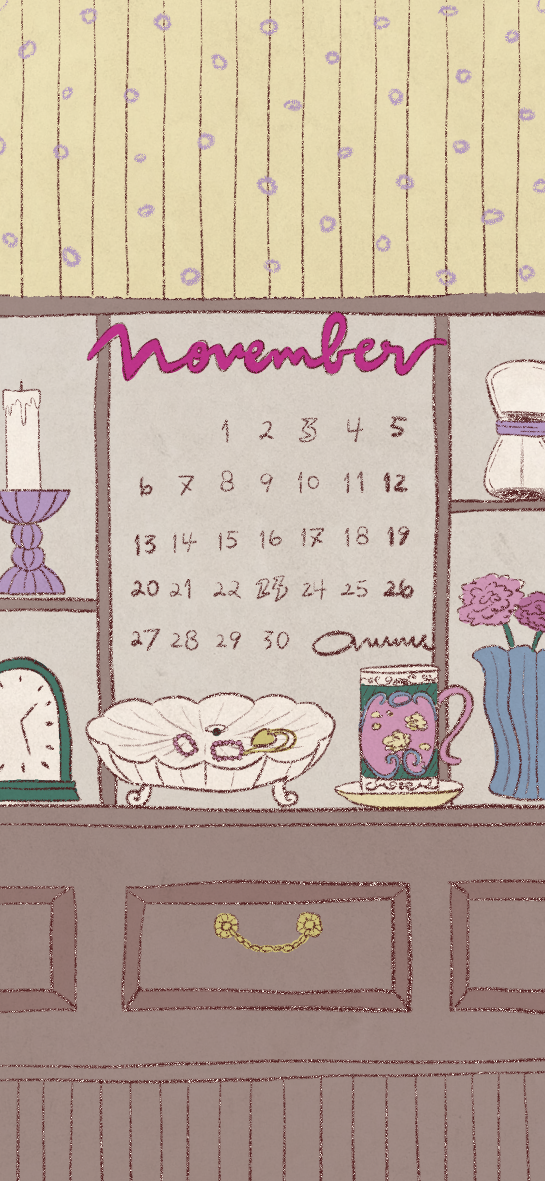 November Calendar 2022｜11月のカレンダー