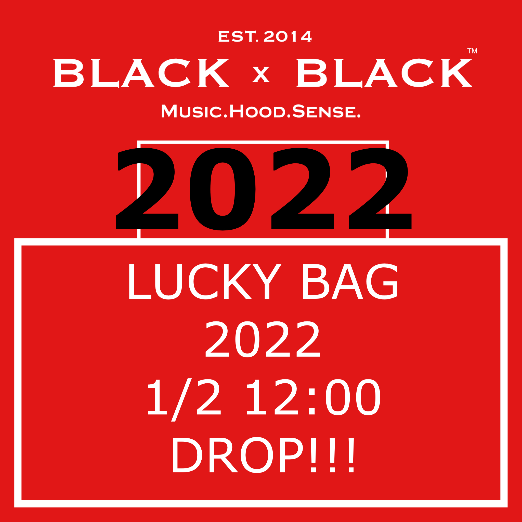 2022年LUCKY BAG!!!