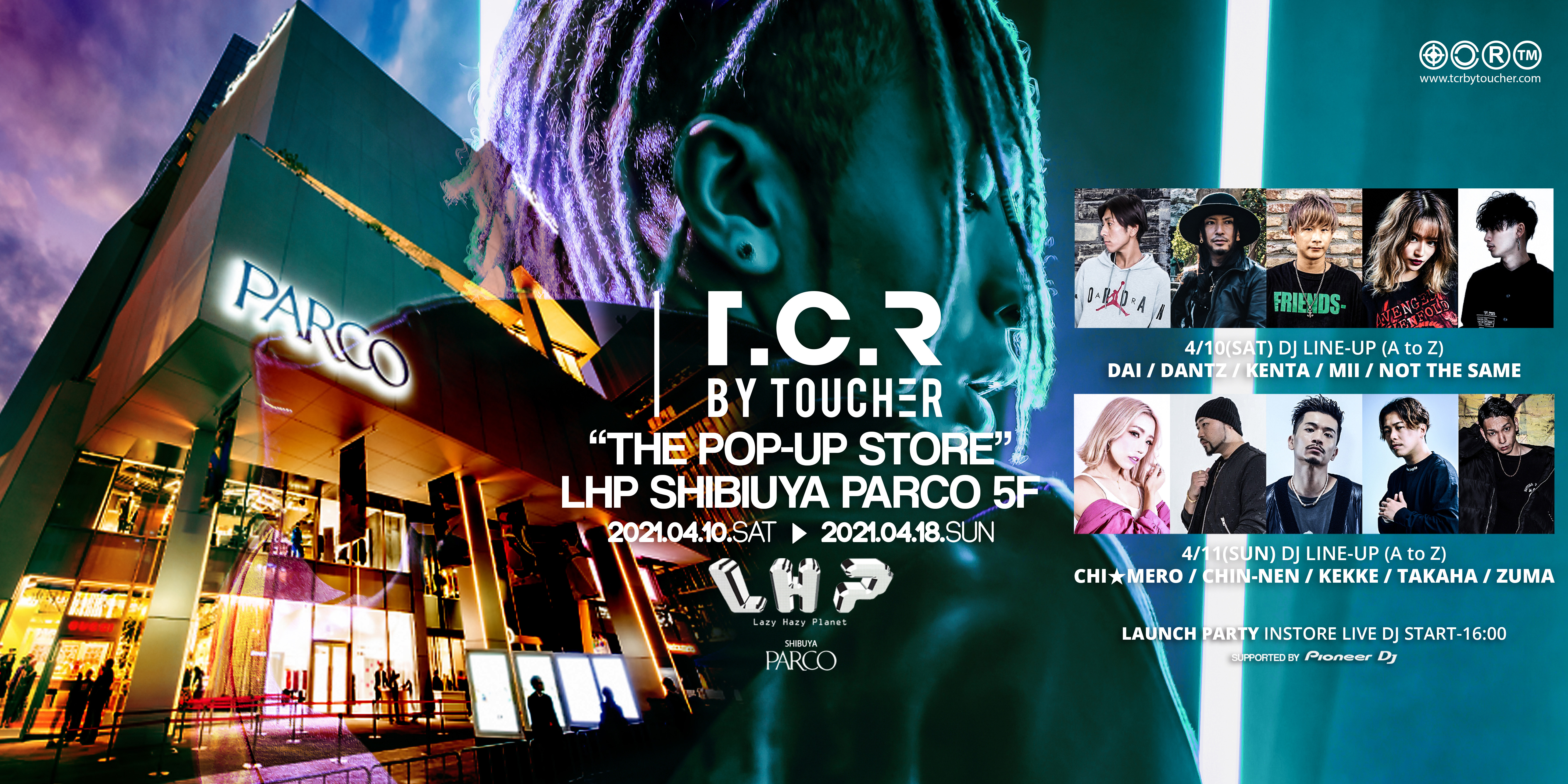 2021.04.10.SAT - THE POP-UP STORE LHP渋谷PARCO店にて開催