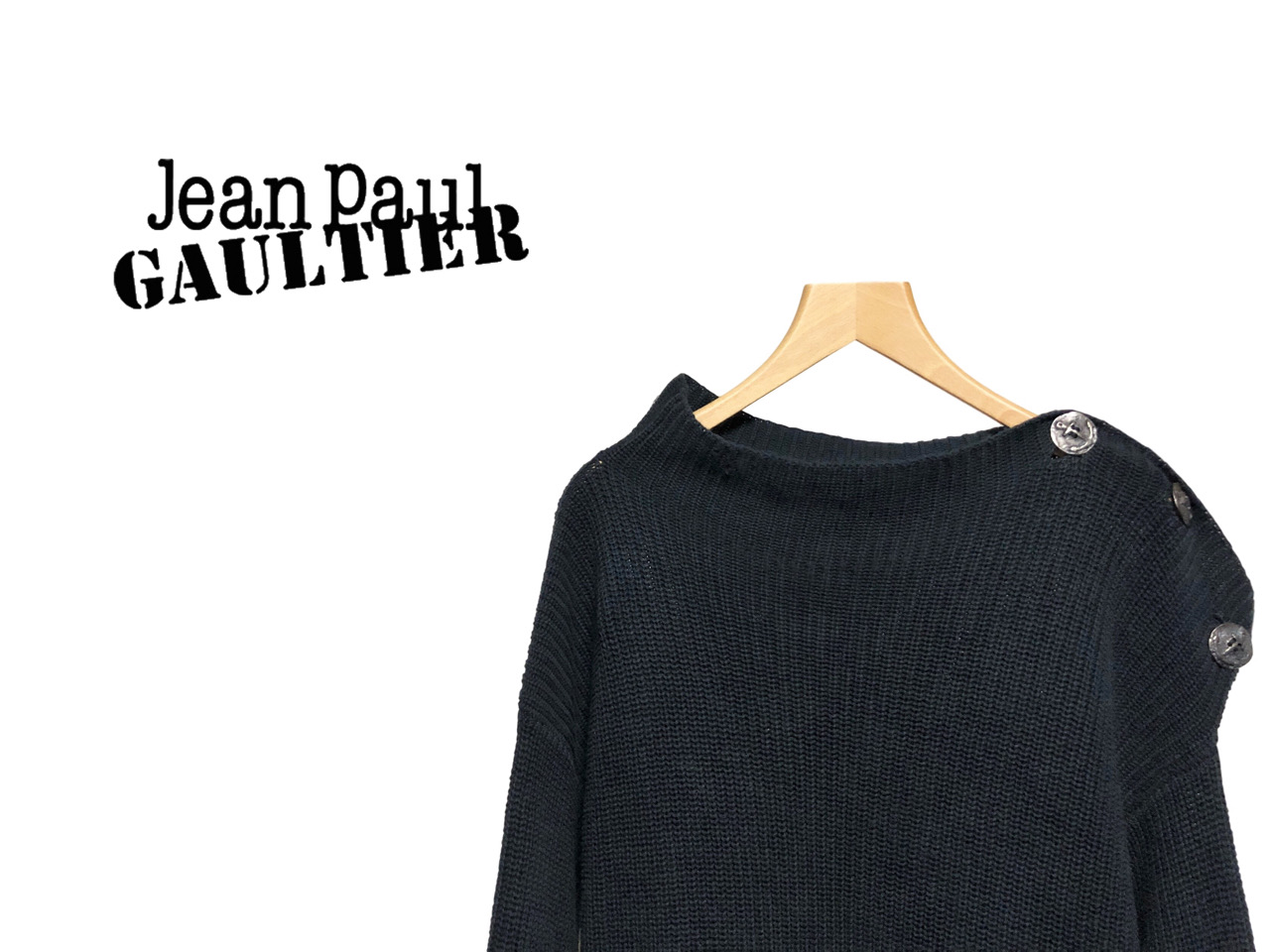 Jean Paul GAULTIER ハイネック リブ ニット