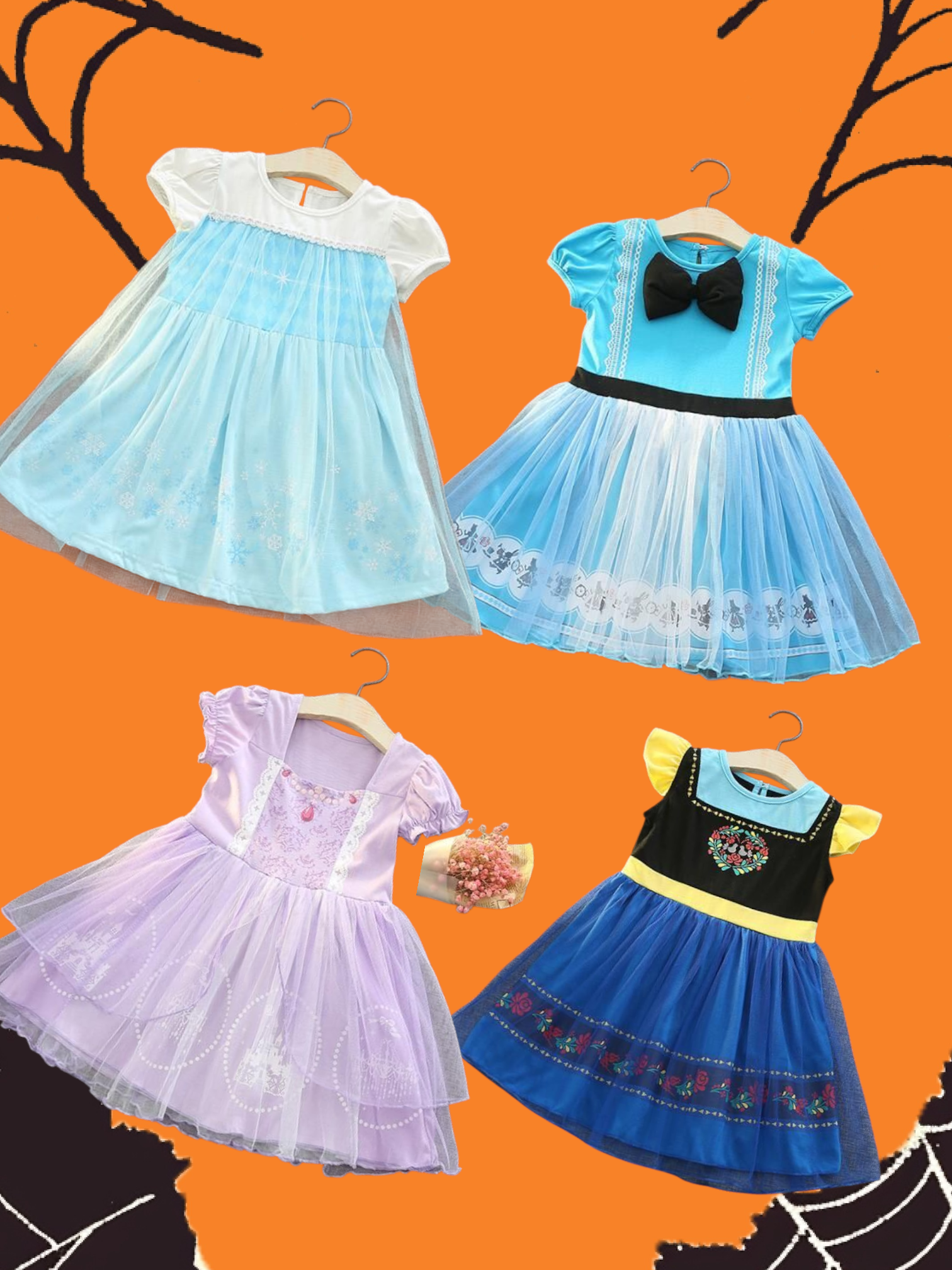 【ハロウィンにも大活躍】プリンセス気分になれる子どもワンピース👧