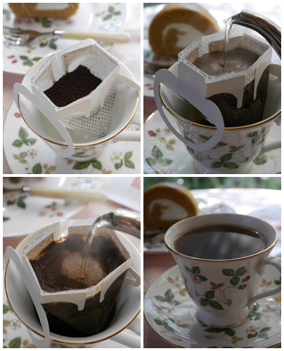 ドリップバッグコーヒーでコーヒータイム♪