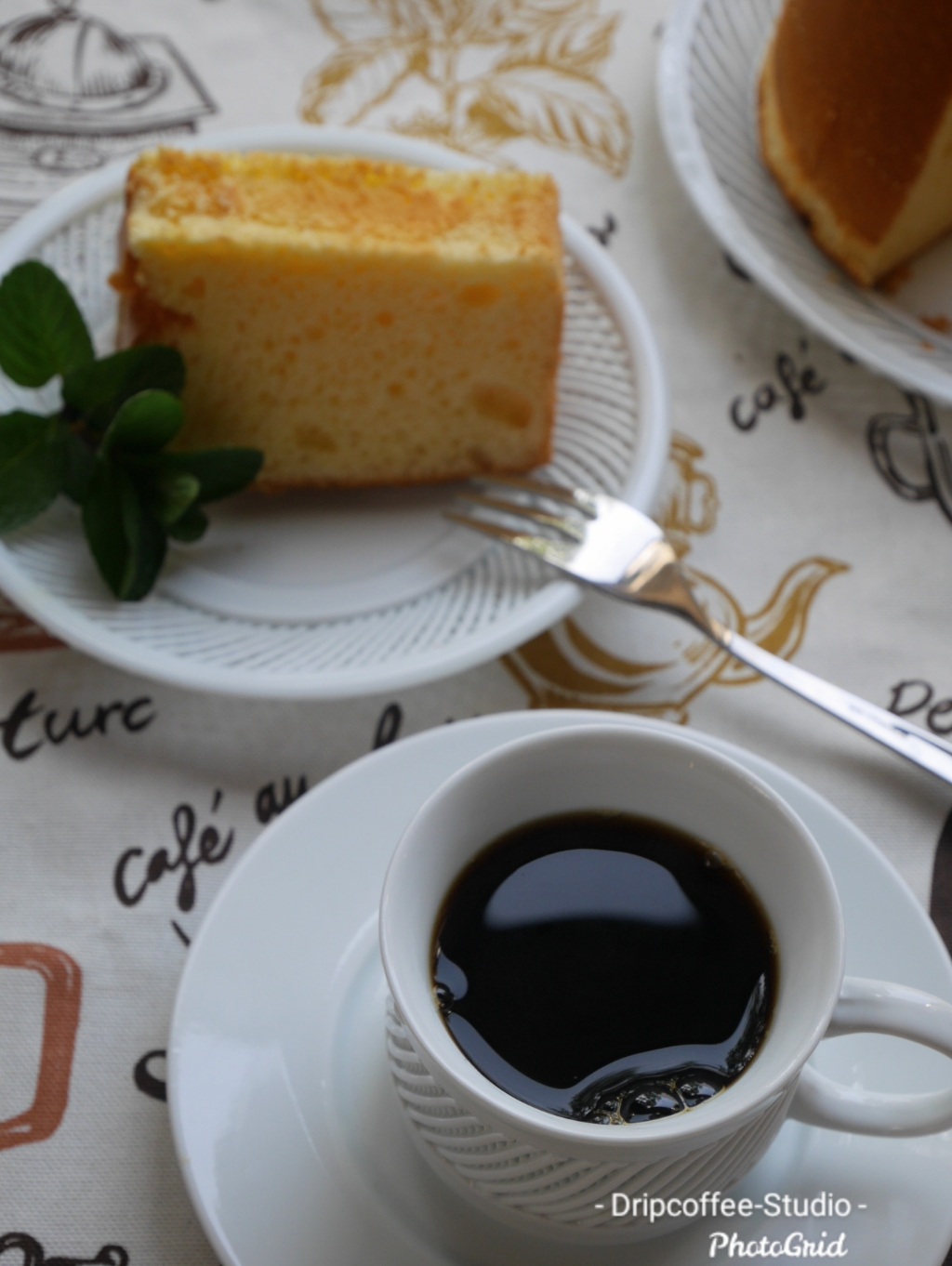 コーヒータイムにシフォンケーキ💞