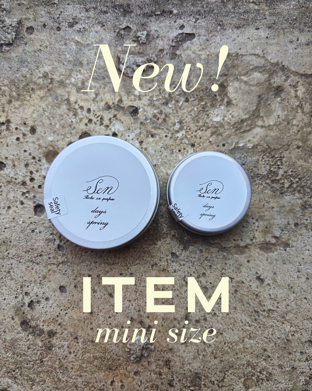 【NEW ITEM】人気のsen balmにお試しサイズが登場