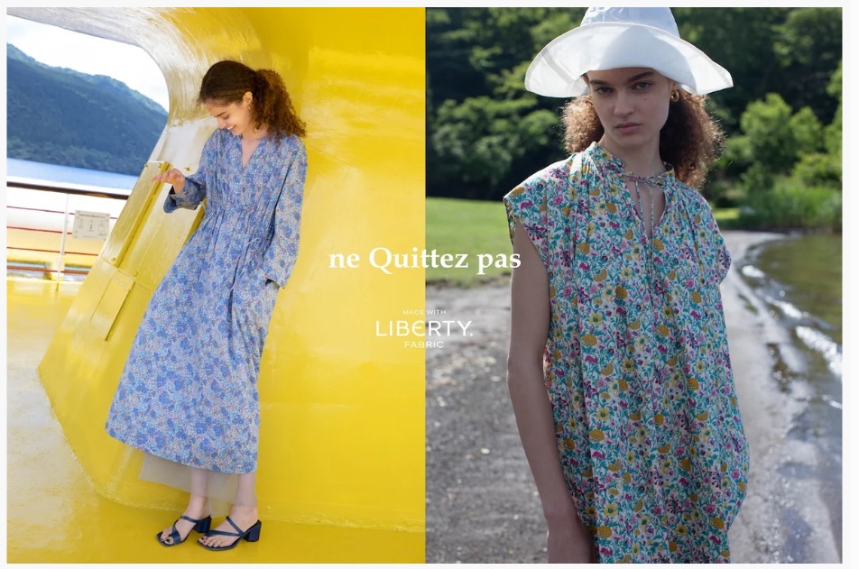 ヌキテパ×リバティコラボアイテム限定入荷。7/30(火)まで。