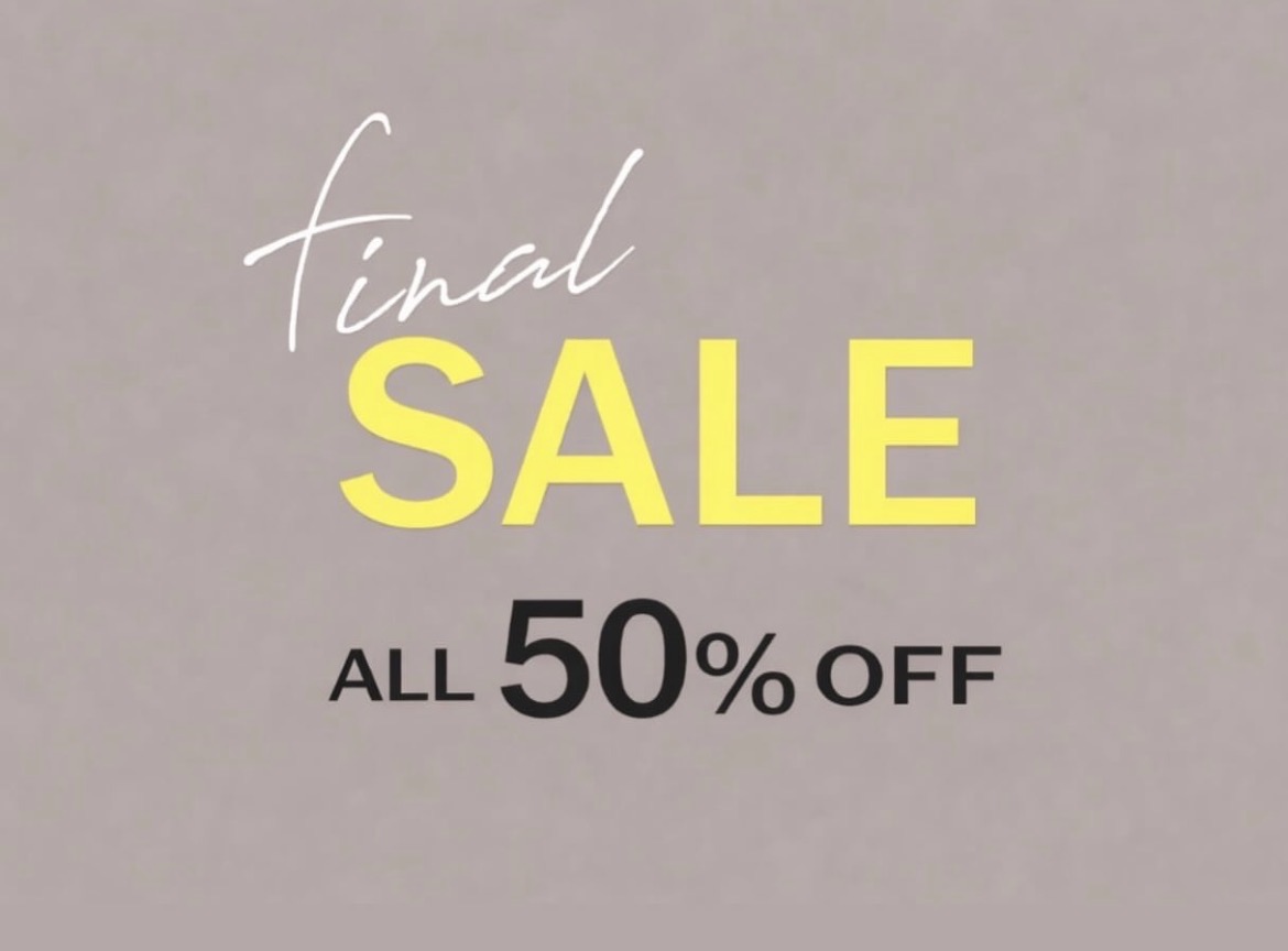 夏物最終ALL50%OFF!(期間限定)