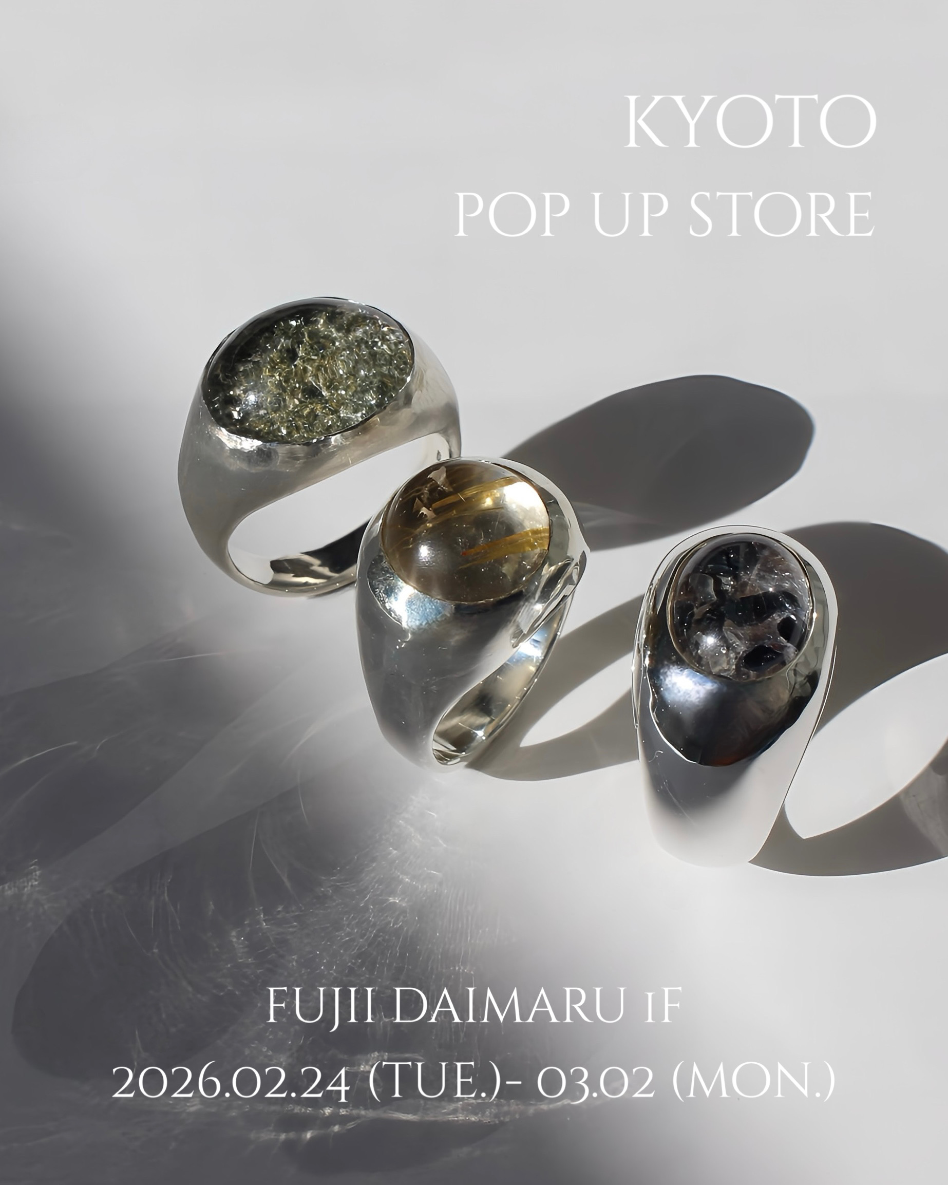 京都藤井大丸 POP UP SHOPのお知らせ