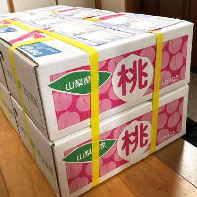 ふつうの桃、でもふつう以上においしい桃。