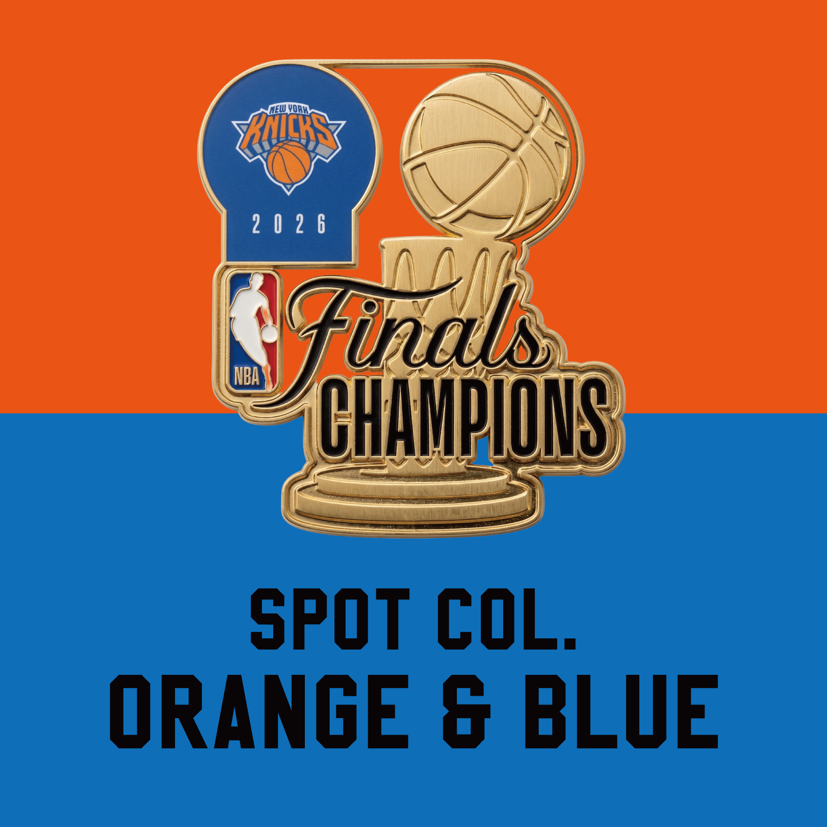 ORANGE and BLUE