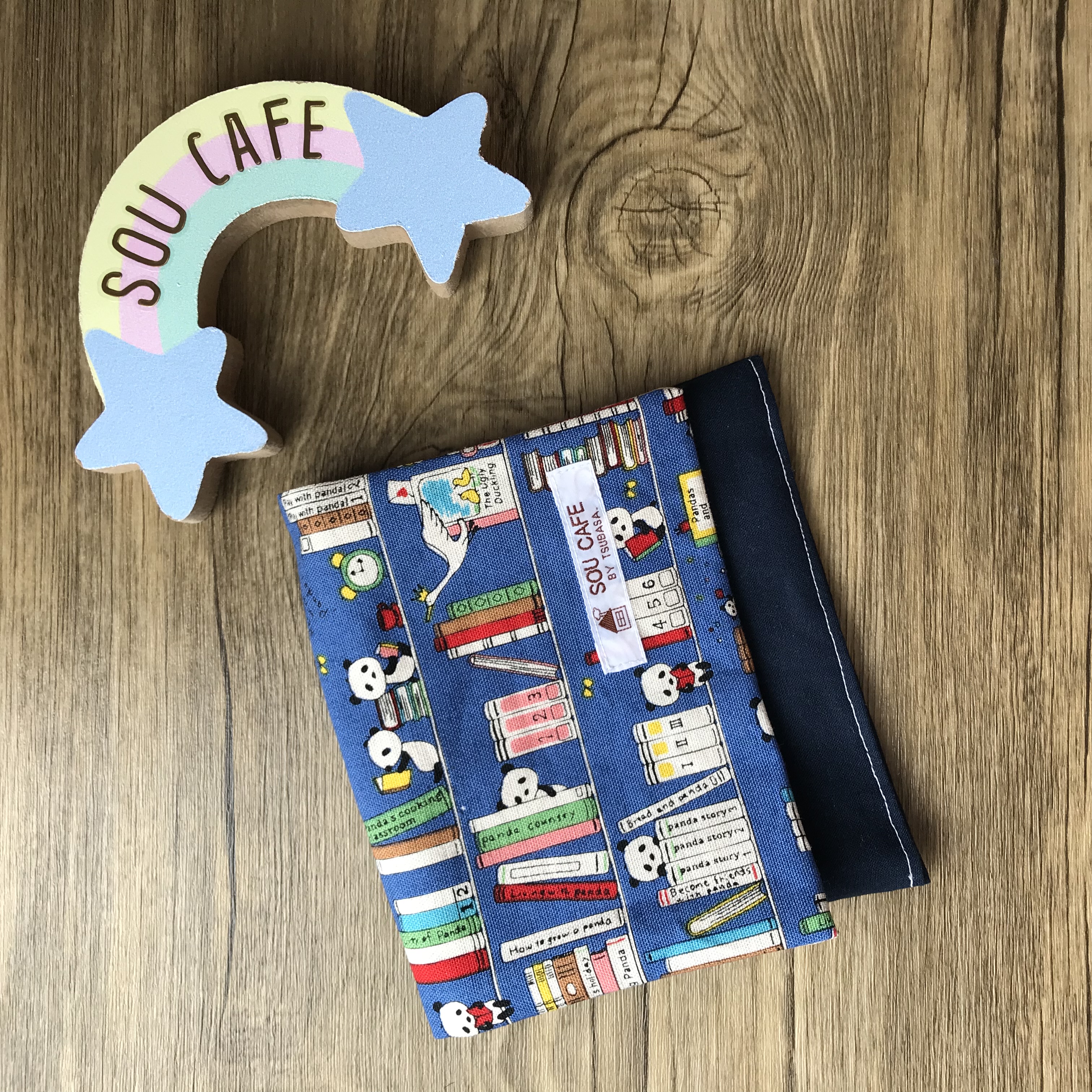 新商品♡移動ポケット〜読書パンダ（ネイビー）〜