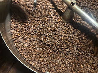 コーヒーと織物