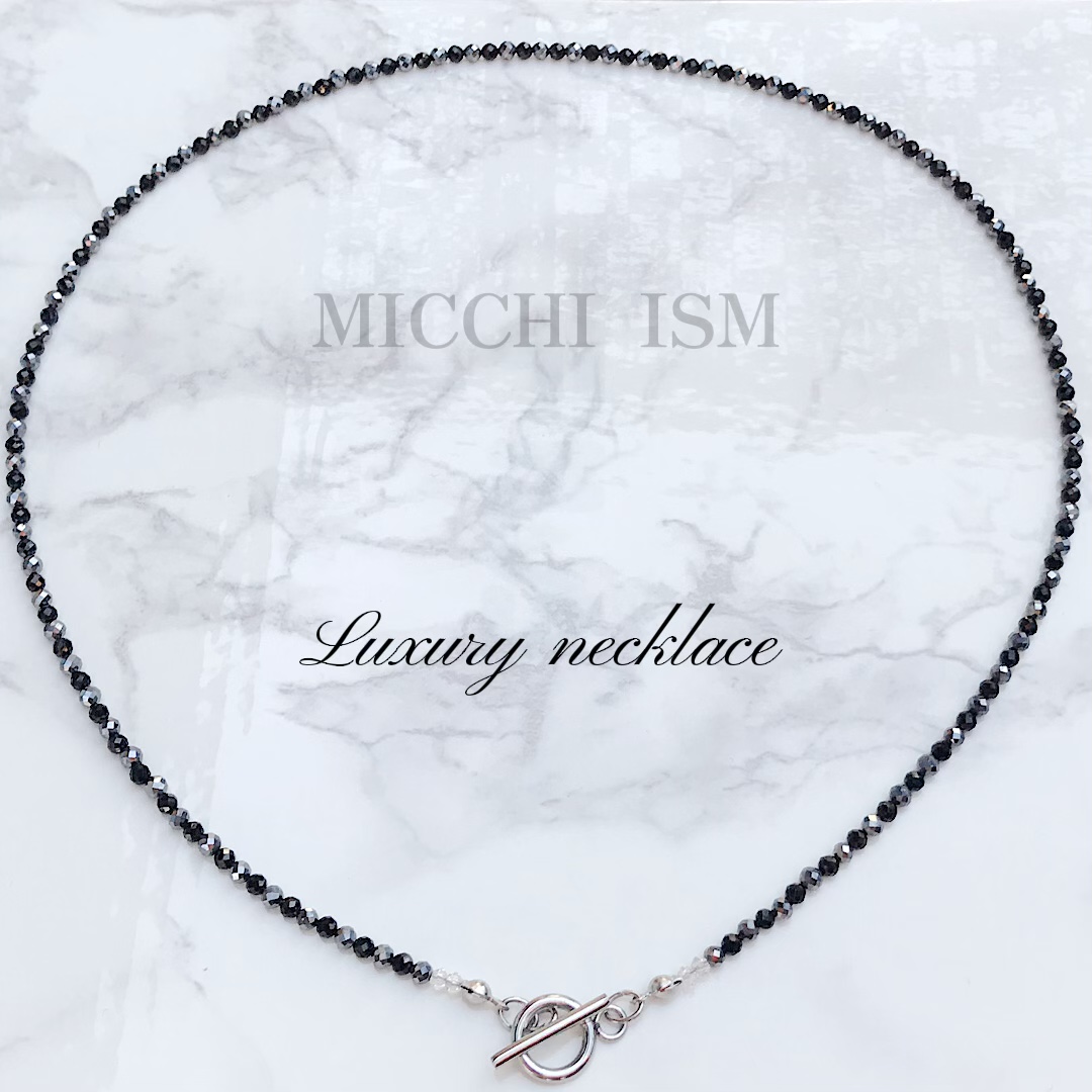 Black&Silver necklace  Luxury アクセサリー