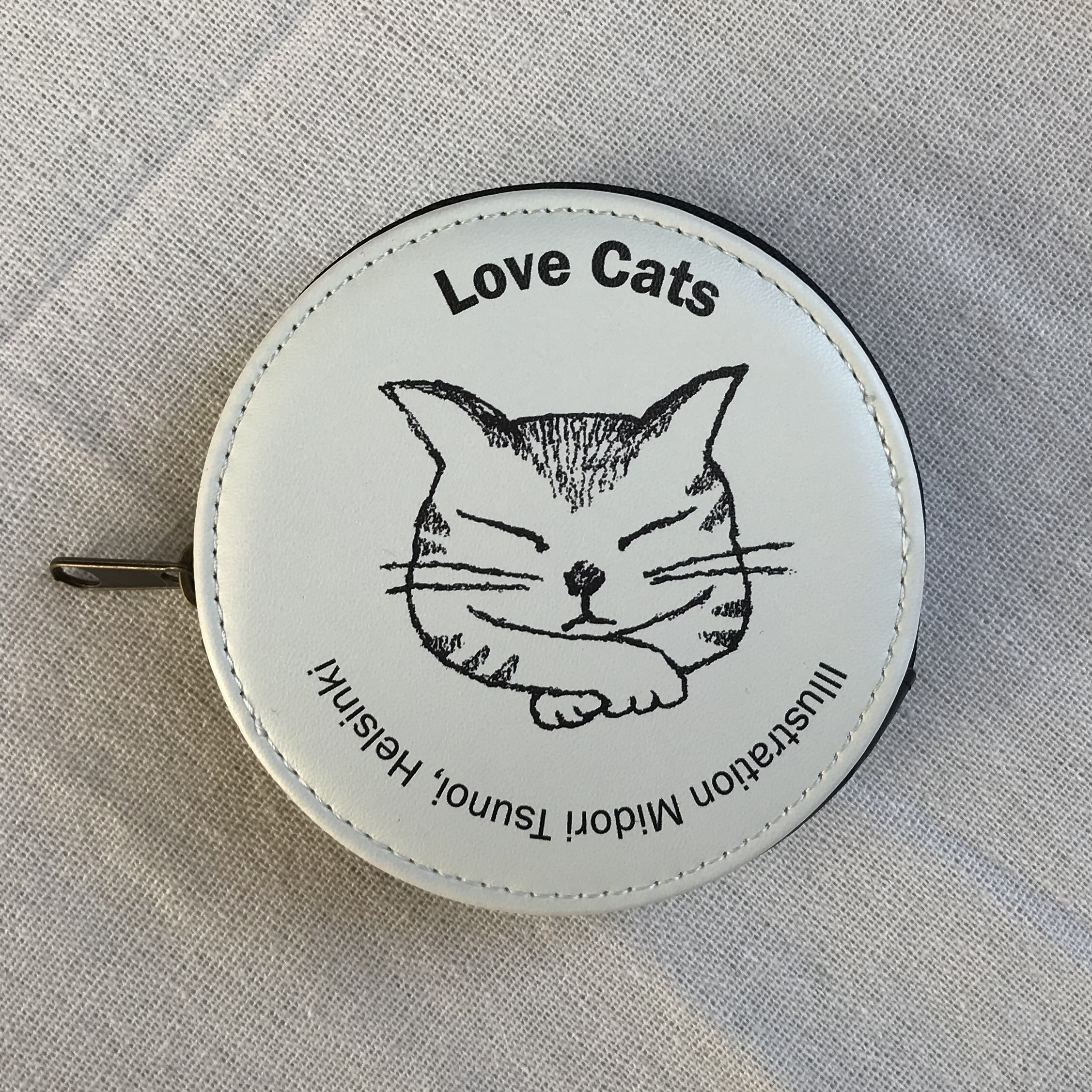 ヘルシンキのお友だちの猫のイラストがかわいい