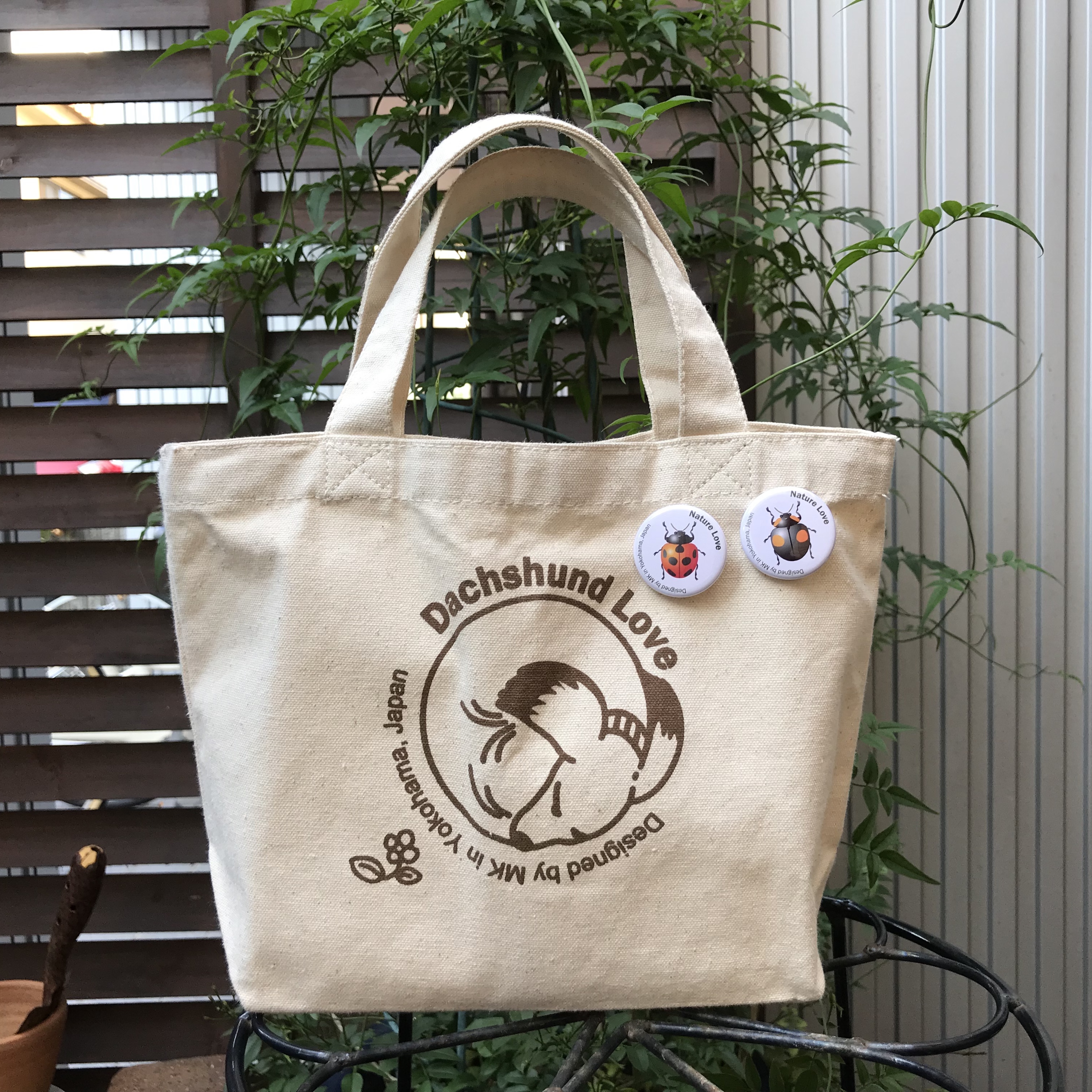 テンが見つけた♡虫たちの缶バッジ