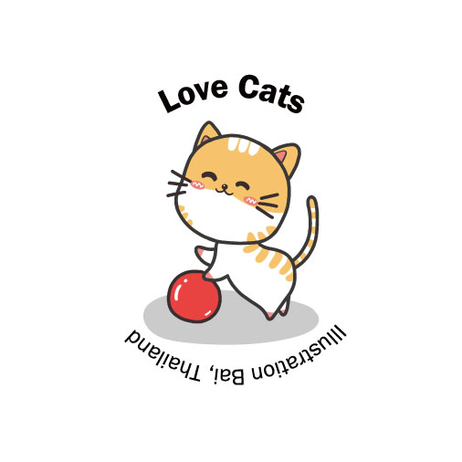 タイ留学生Baiさんの描いた猫