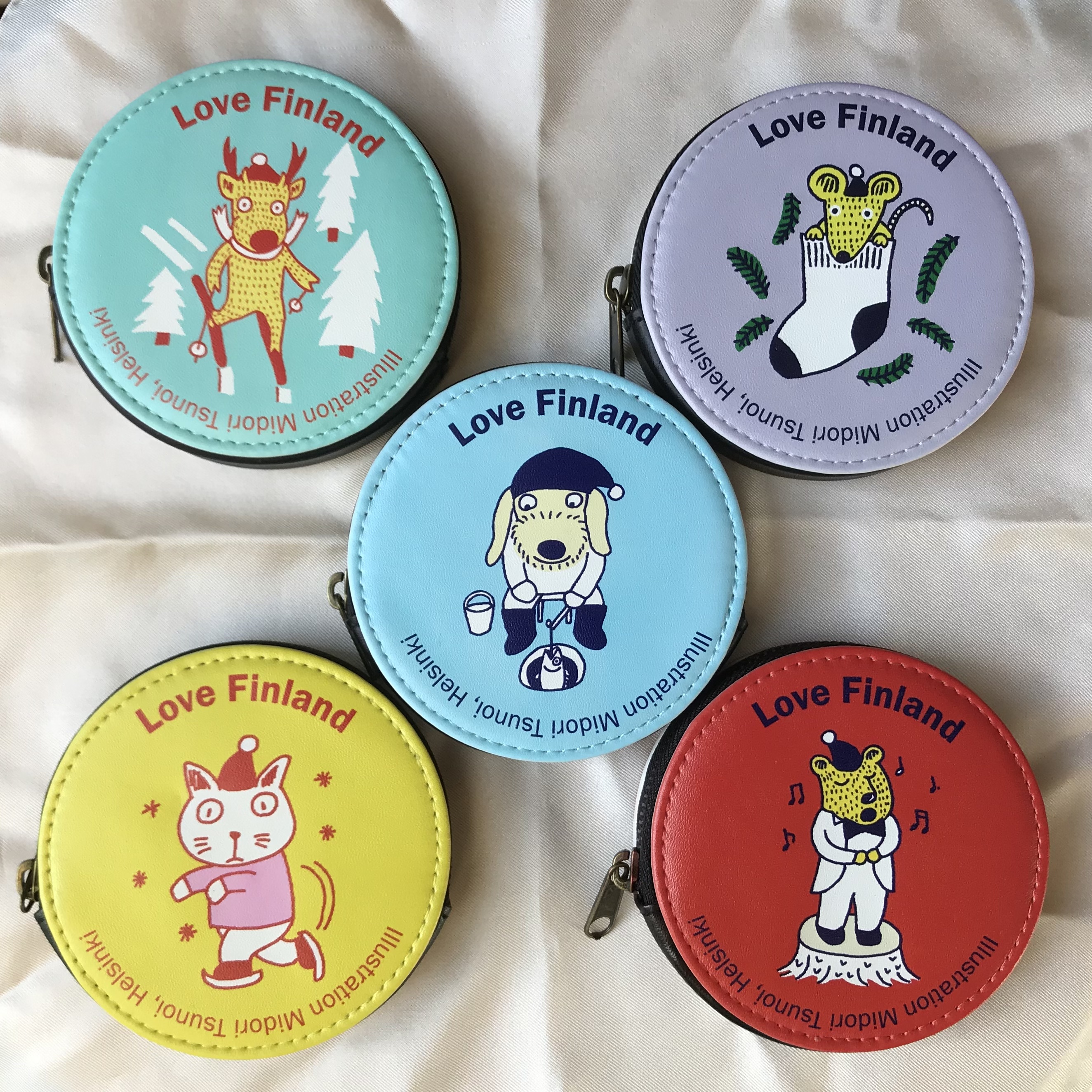 🇫🇮フィンランドのダックスと仲間たちのコインケース