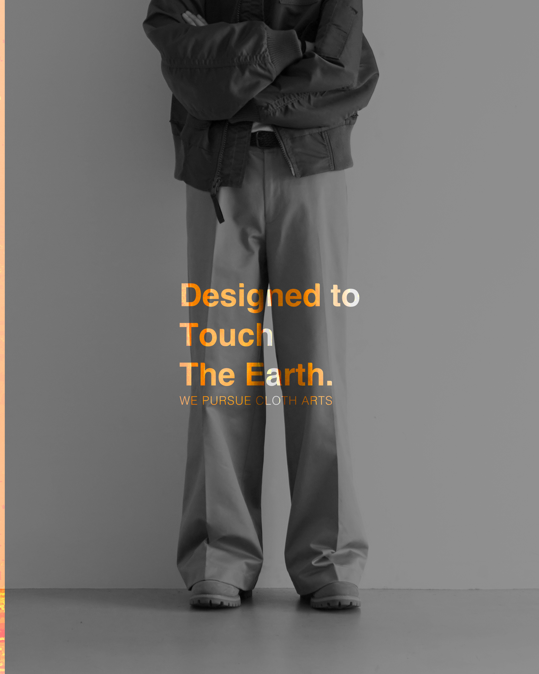 地に触れるほどのレングス、FINX COTTONが描く静かなライン。