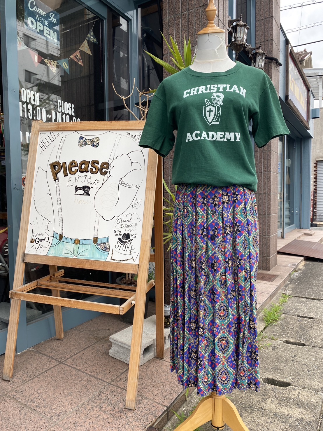 2024.6/17 ☁️ 90年代アイテムをグリーンカラーでまとめて💃🏻