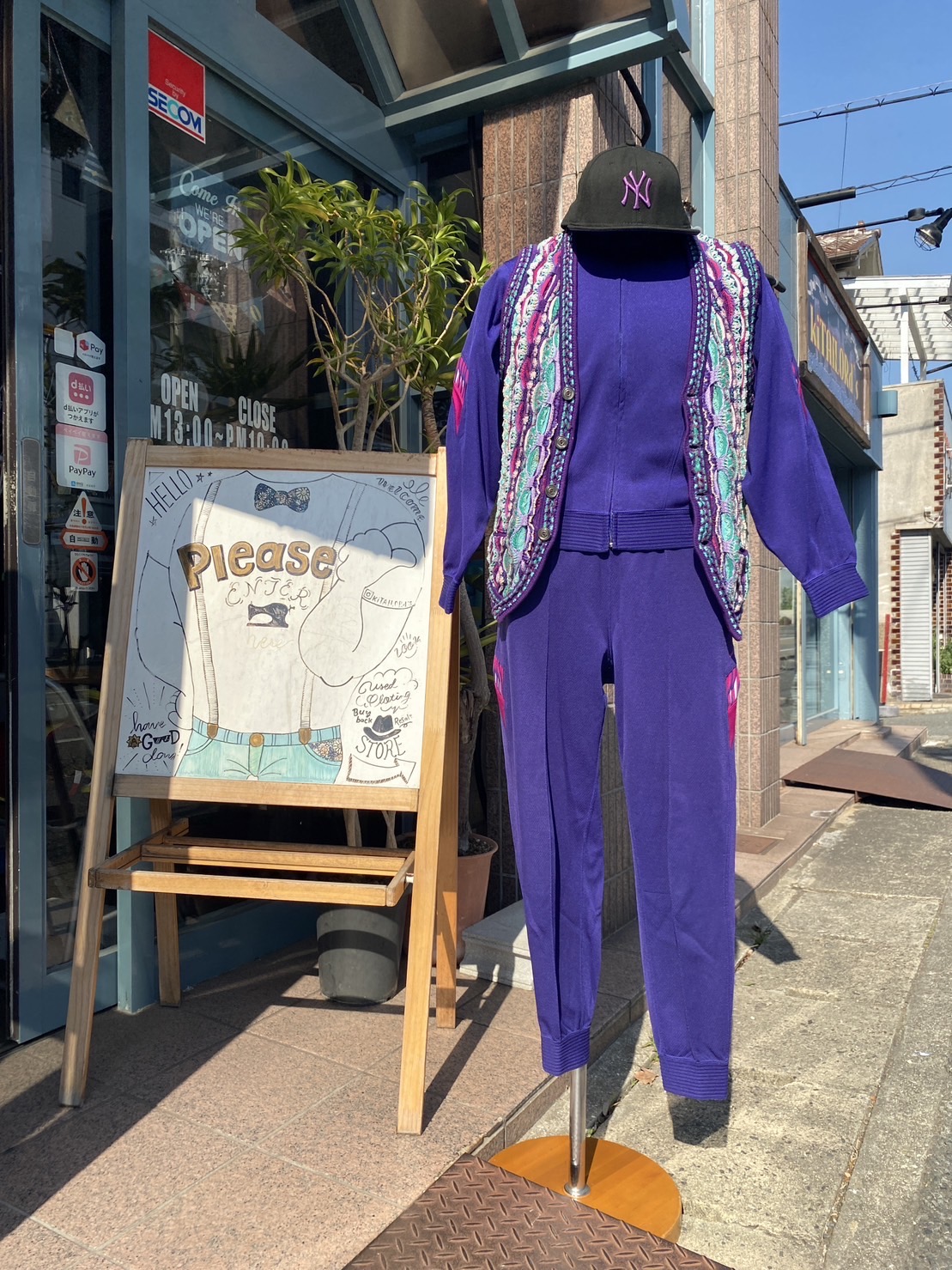 2023.11/3 🌤️ 紫一色🟣パープルでまとめてワントーンコーデ🕺🏻