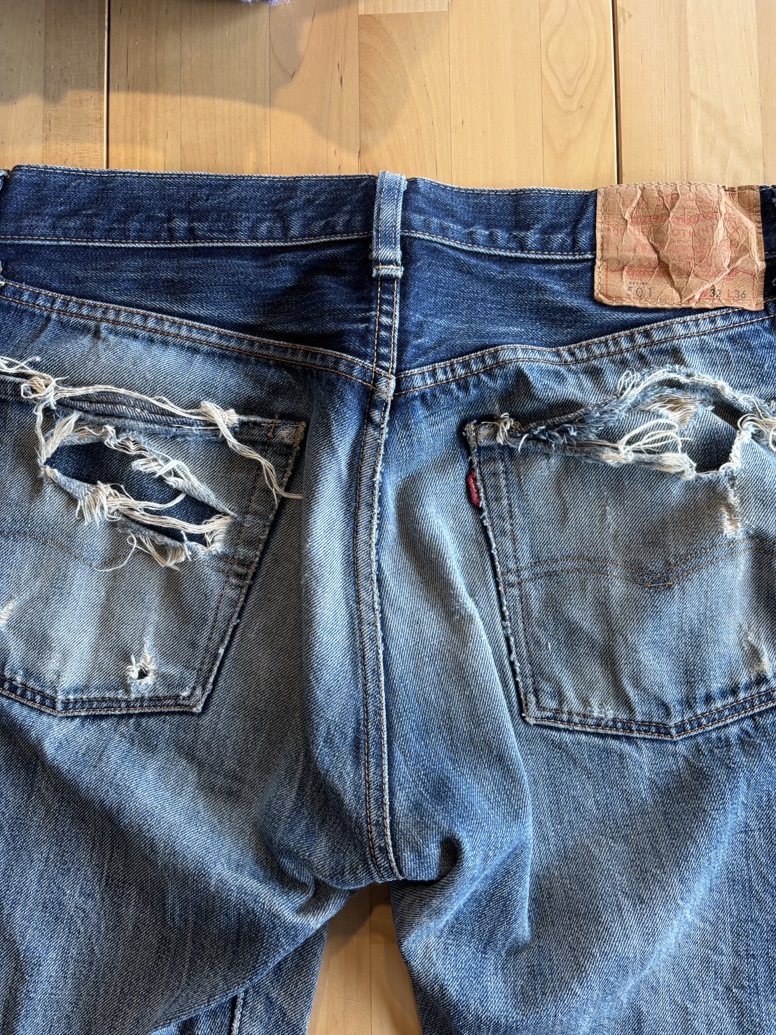 2026.1/23 ⛅️ 👖ジーンズリペア👖🪡🤠🧵